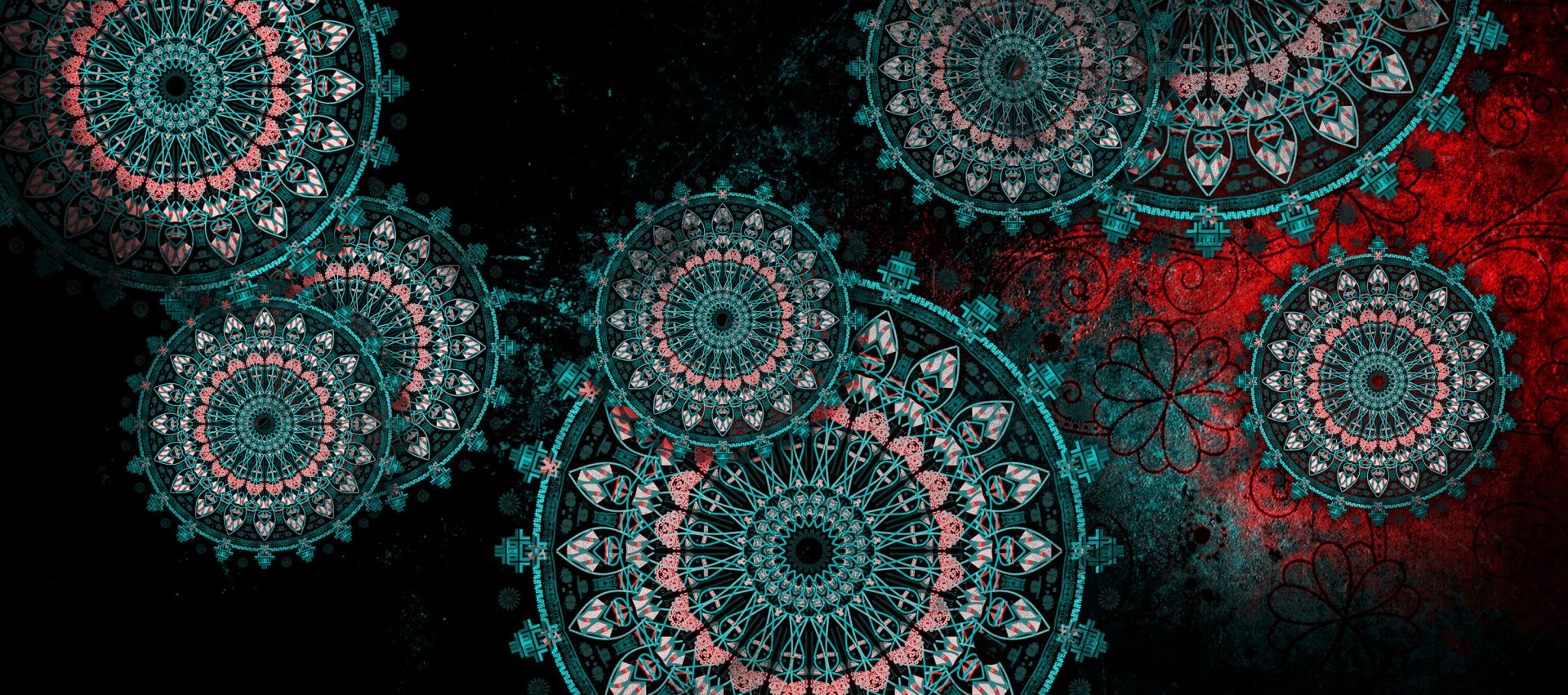 Mandale w stylu vintage