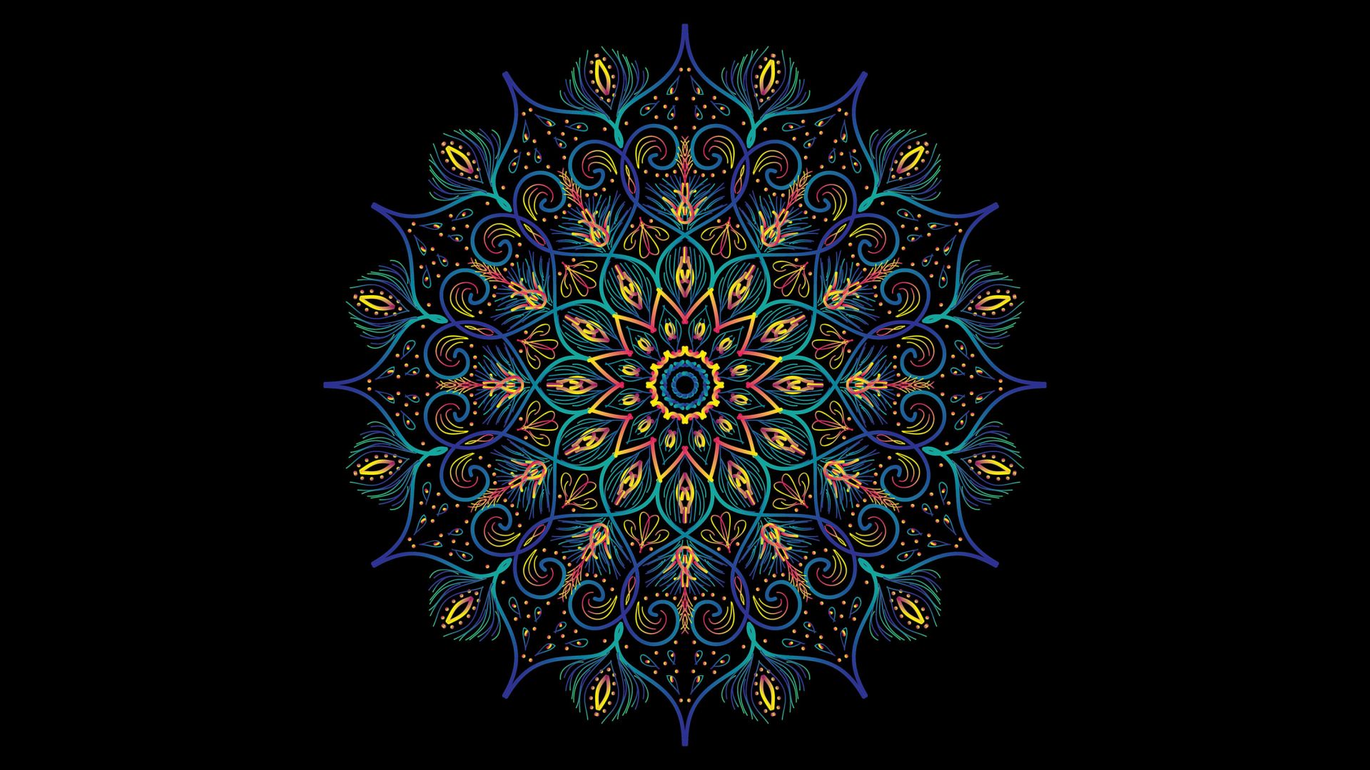 Kolorowa mandala