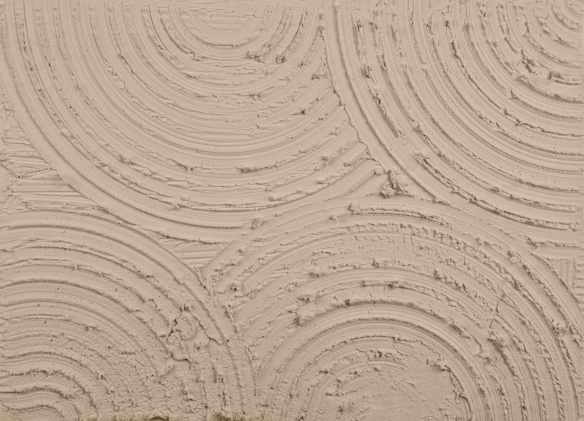 Kręgi Zen struktura surowa w kolorze taupe