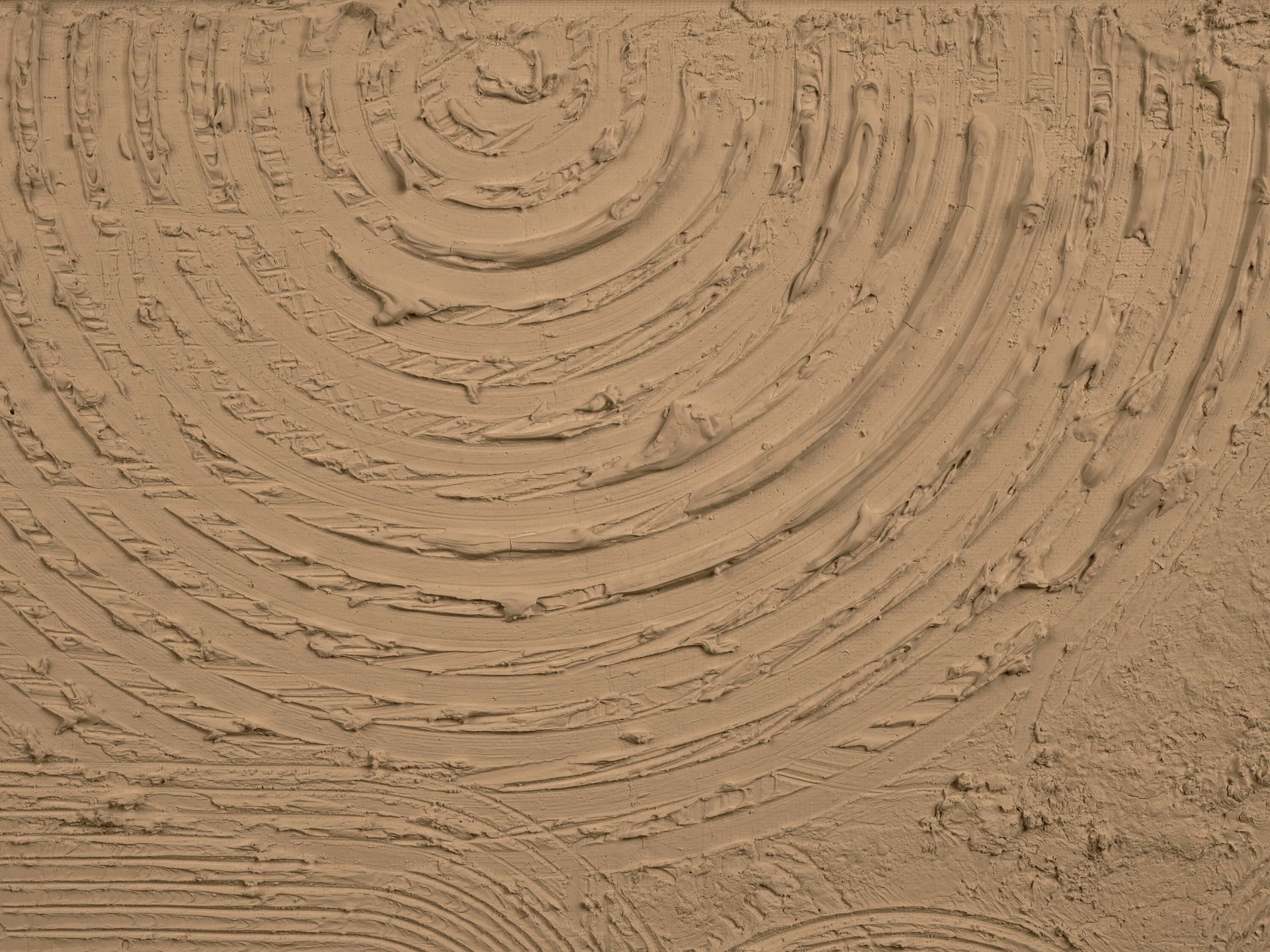 Okrągłe kształty i linie w kolorze złotego brązu