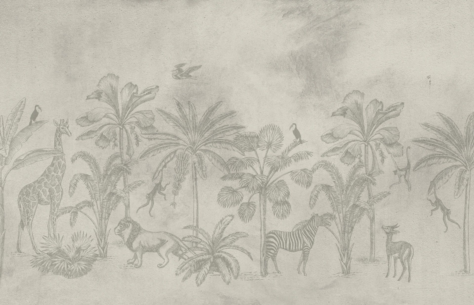 Zwierzęca dżungla zielona