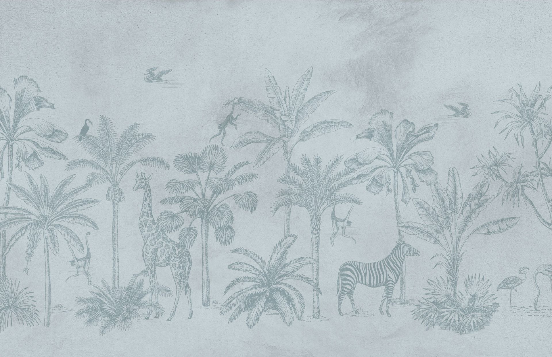 Tropikalne zwierzę dżungla niebieski