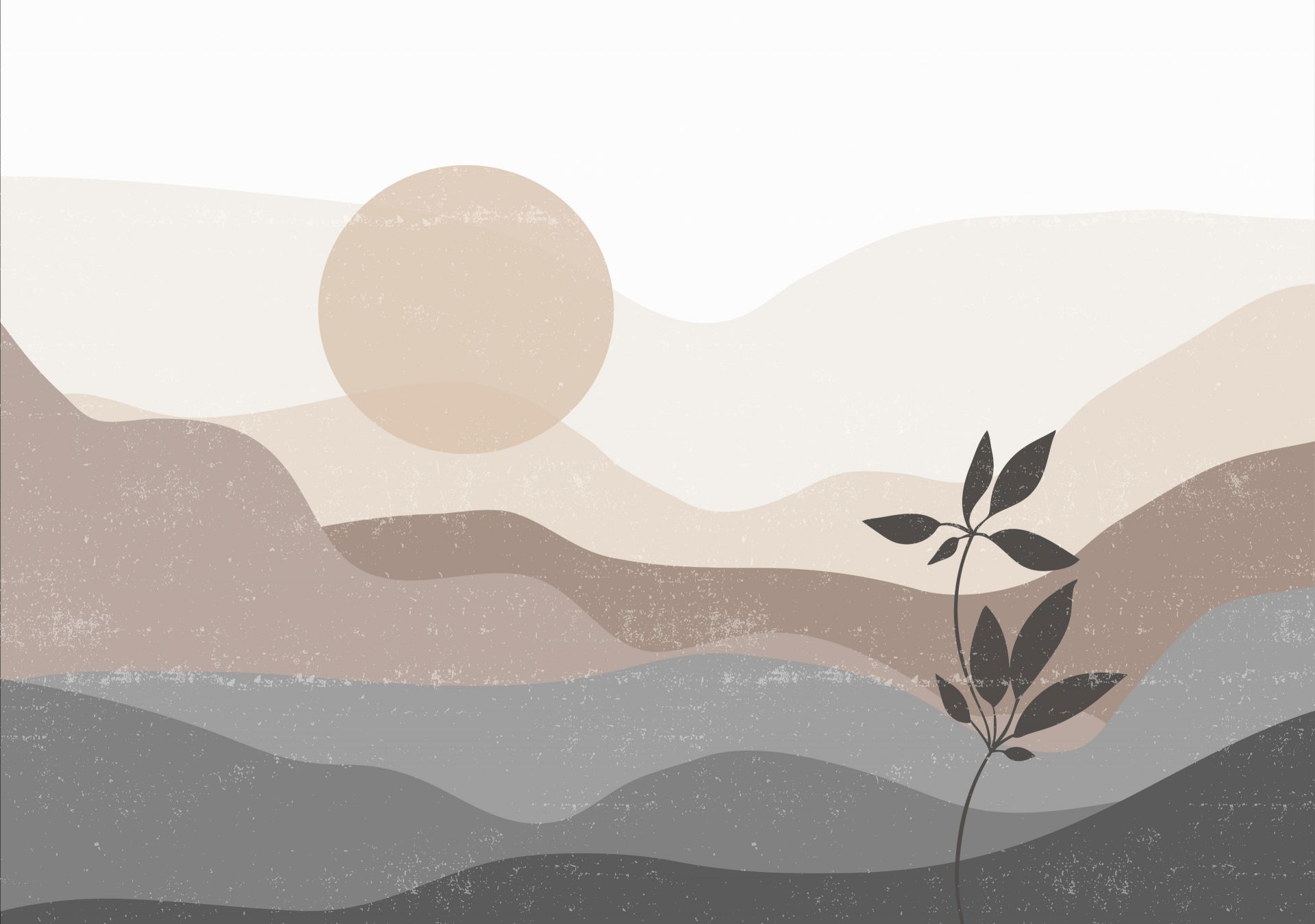 Zachód słońca w połowie wieku