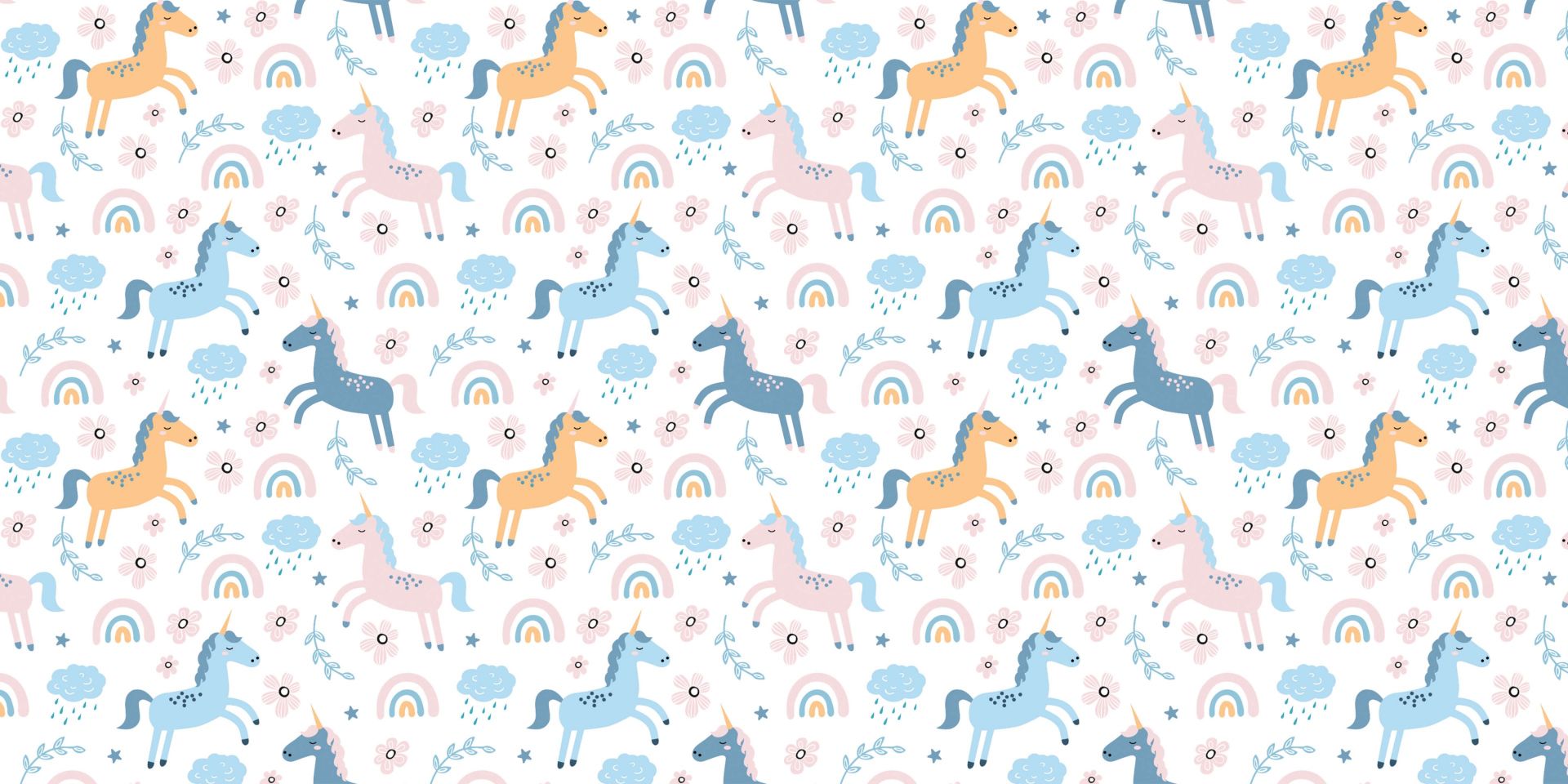 Jednorożec z tęczą