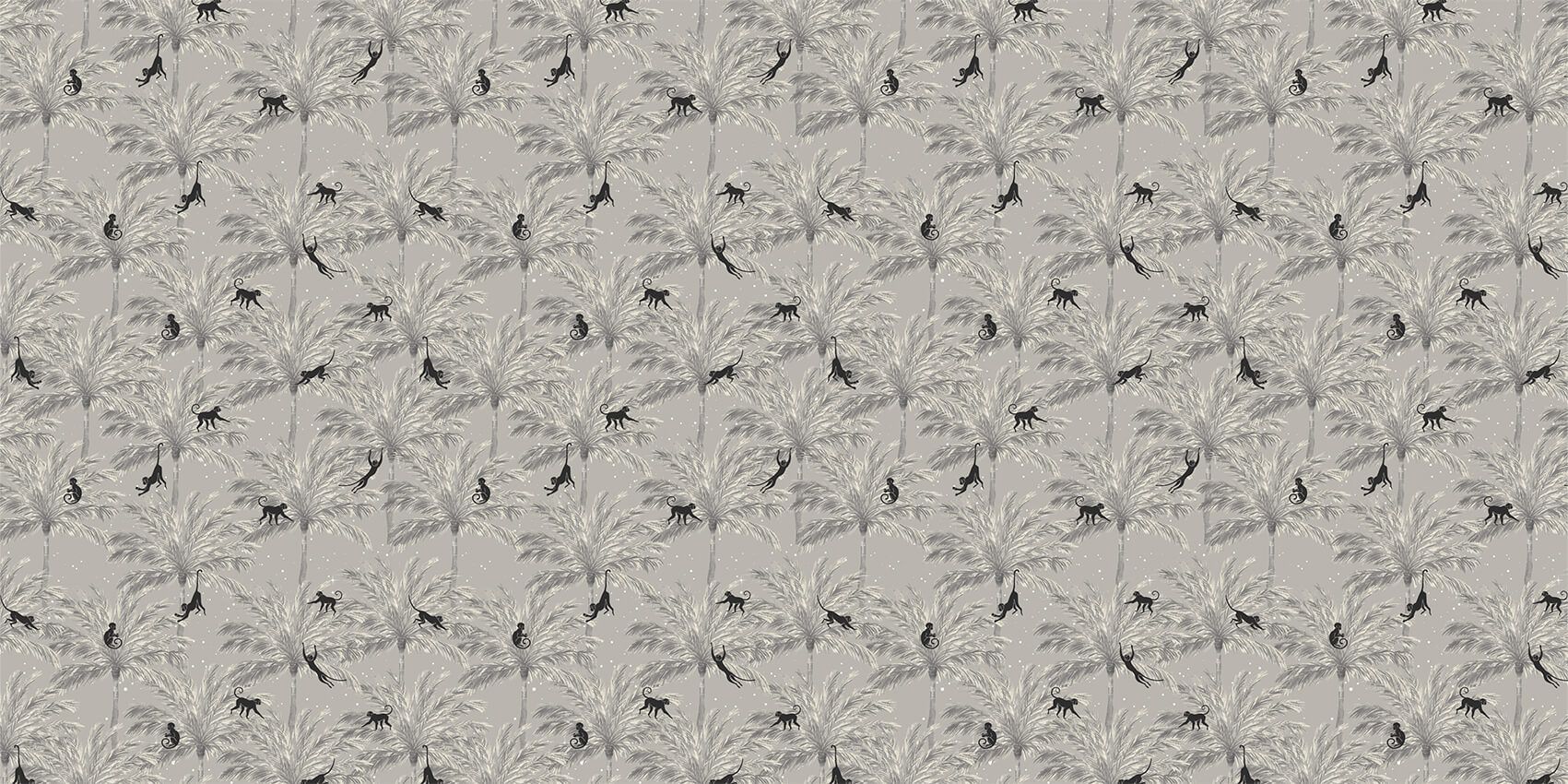 Tropikalne małpy - szary