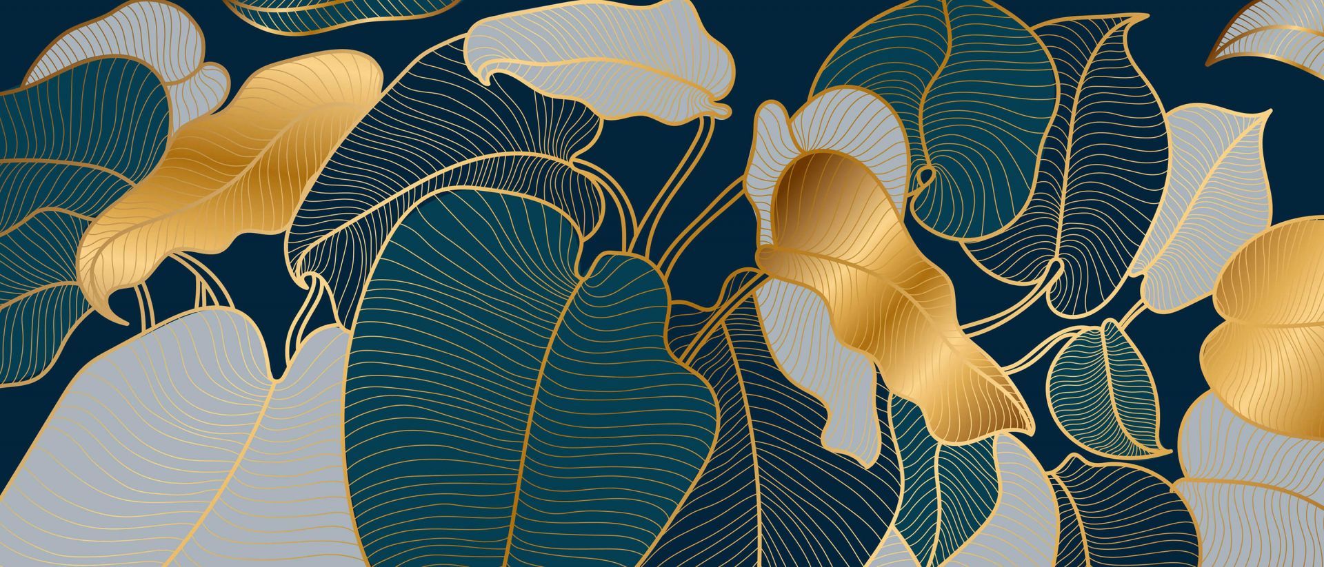 Luksusowe złoto Art Deco