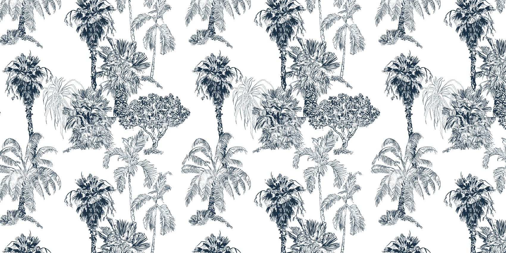 Tropikalne palmy i drzewa