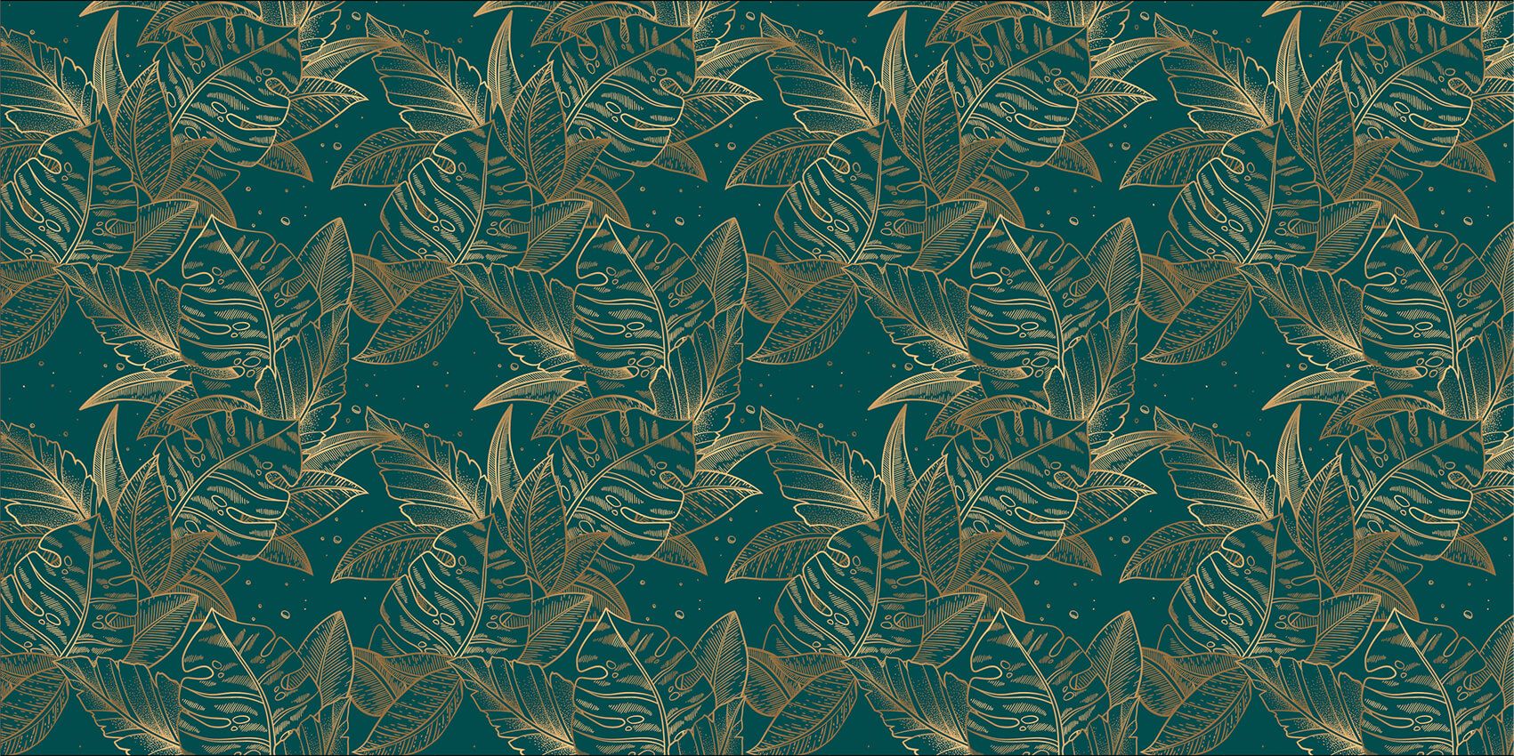 Monstera w kolorze petrol