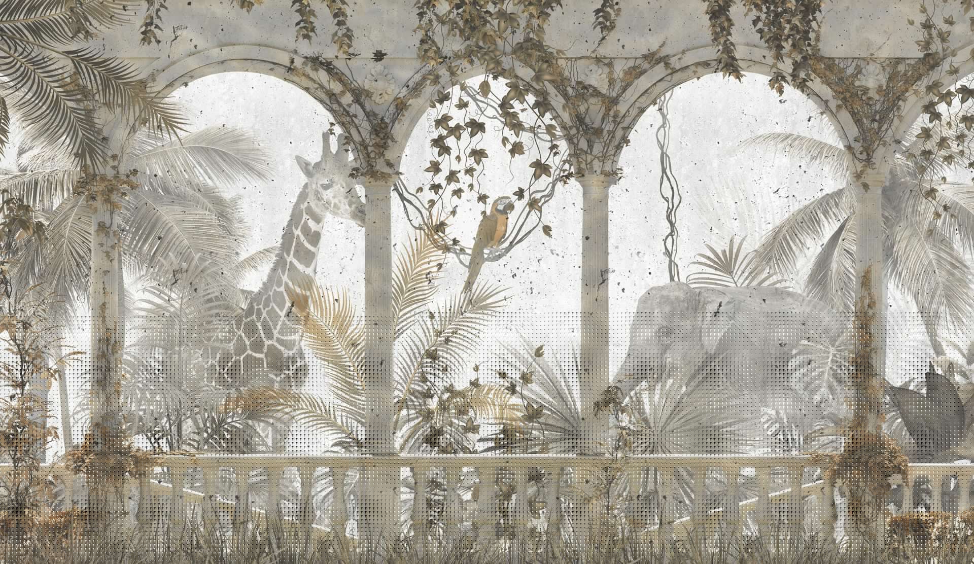 Opuszczony budynek w dżungli