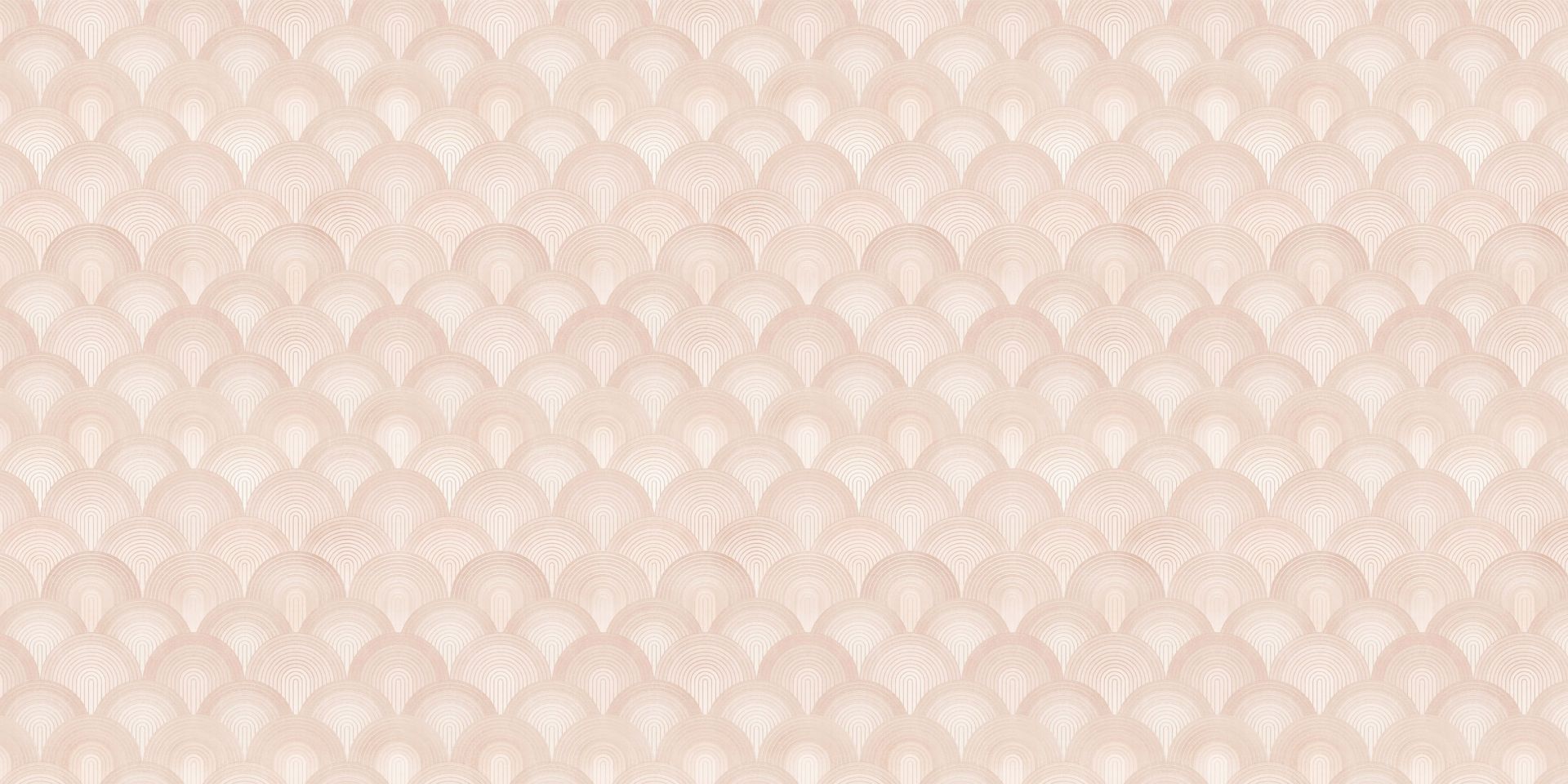 Łuki Boho ombre - brzoskwiniowy fuzz