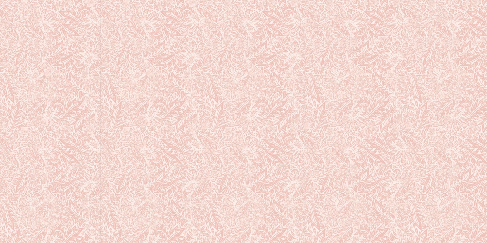 Morris Florals & Leaves - brzoskwiniowa mgiełka