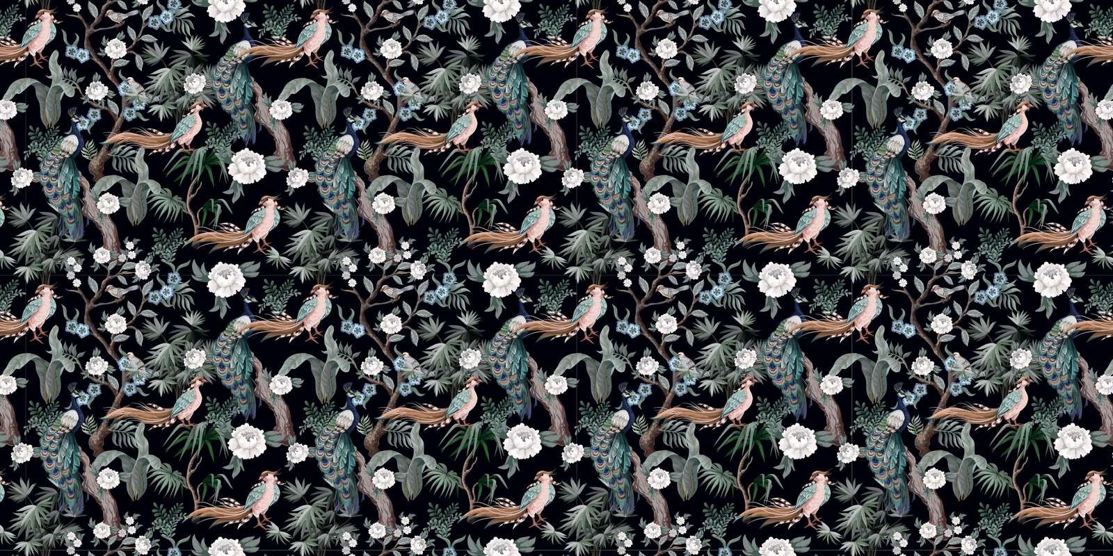 Paw w nocnym rozkwicie