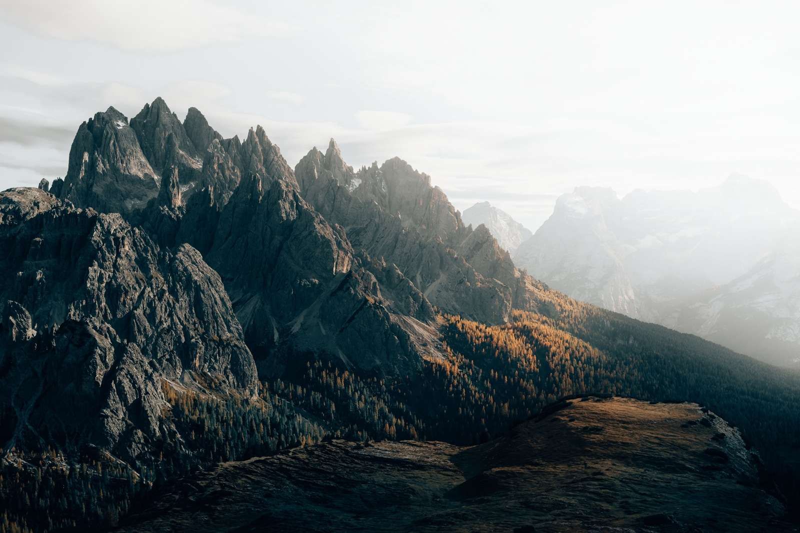 Dolomity jesienią