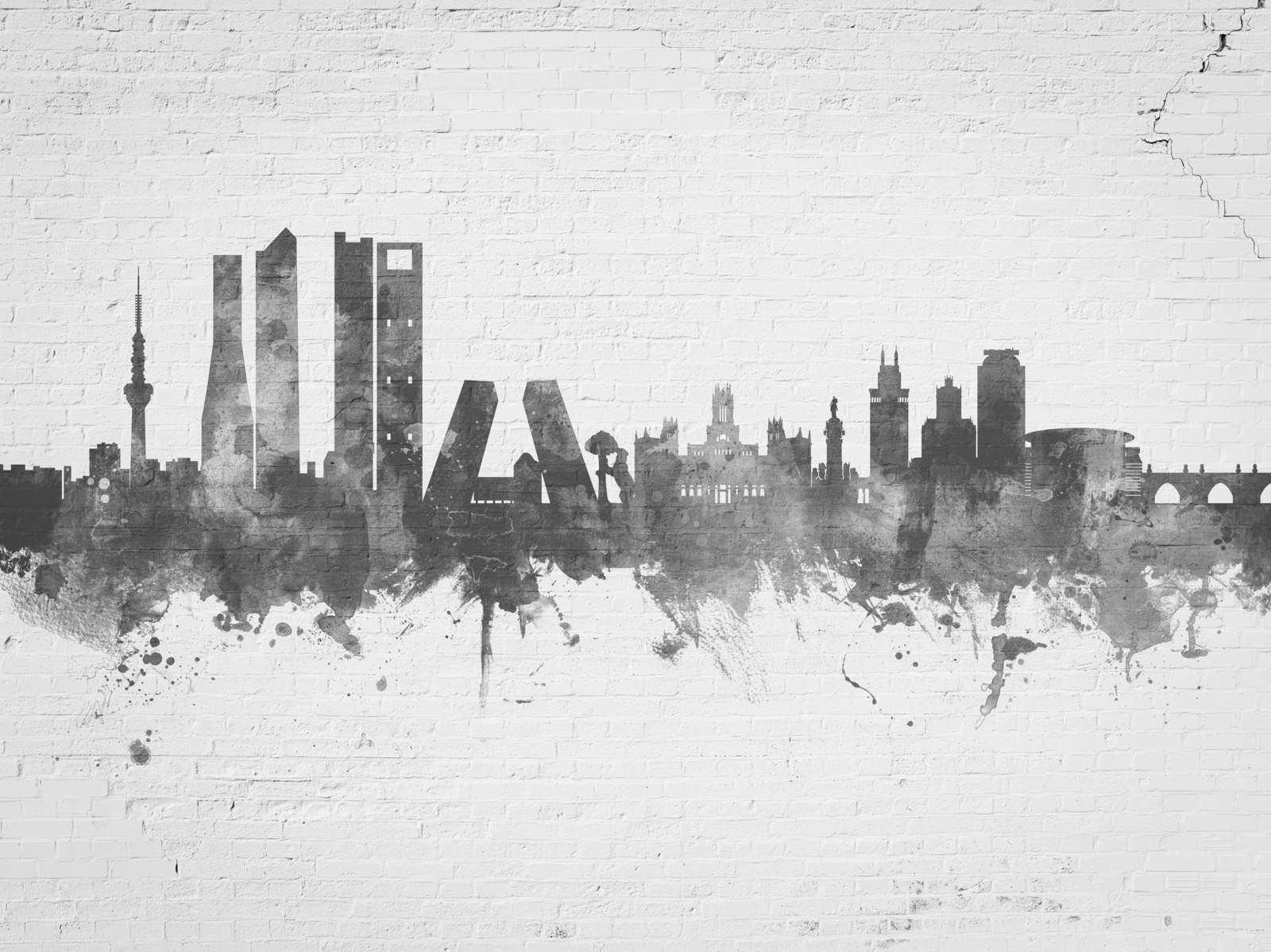 Akwarela panorama, Madryt