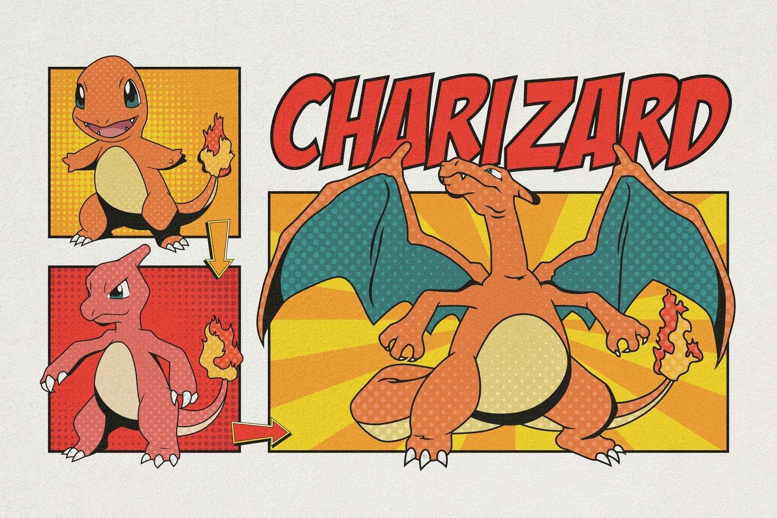 Comics - Odważna transformacja smoka