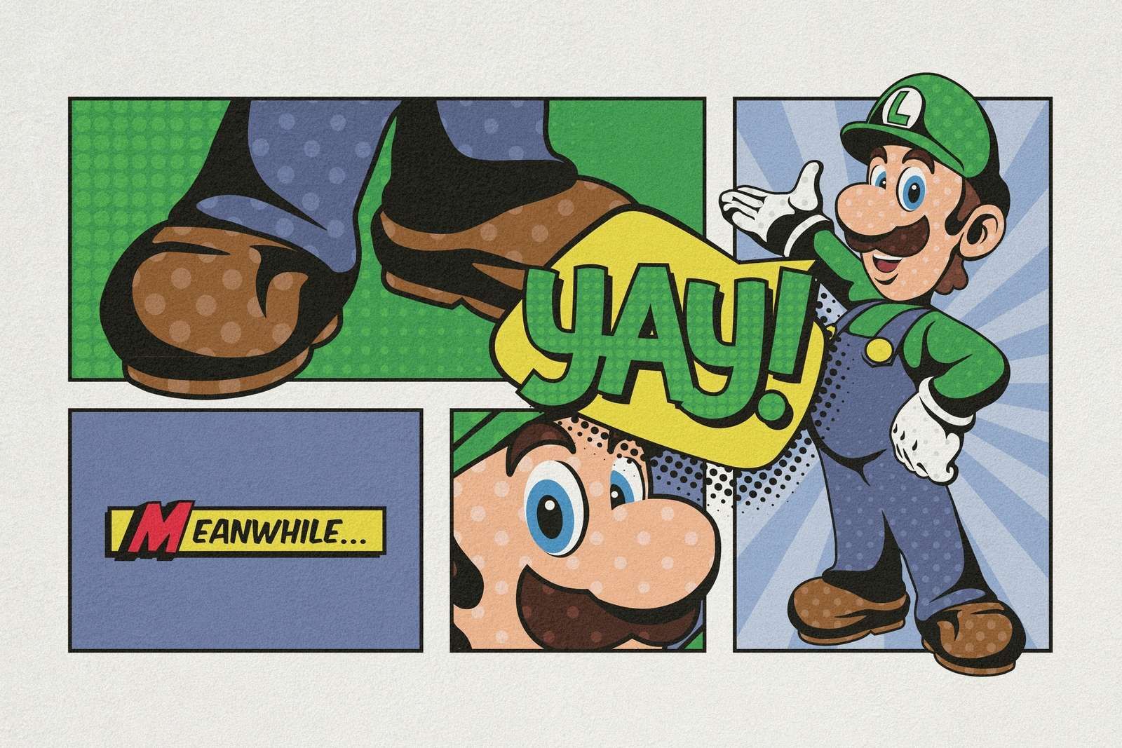 Comics - Wesoła przygoda bohatera