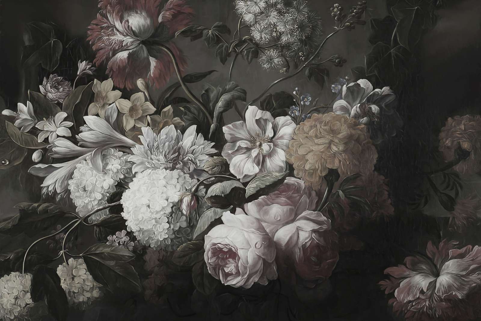 Bukiet z makami i krokusami