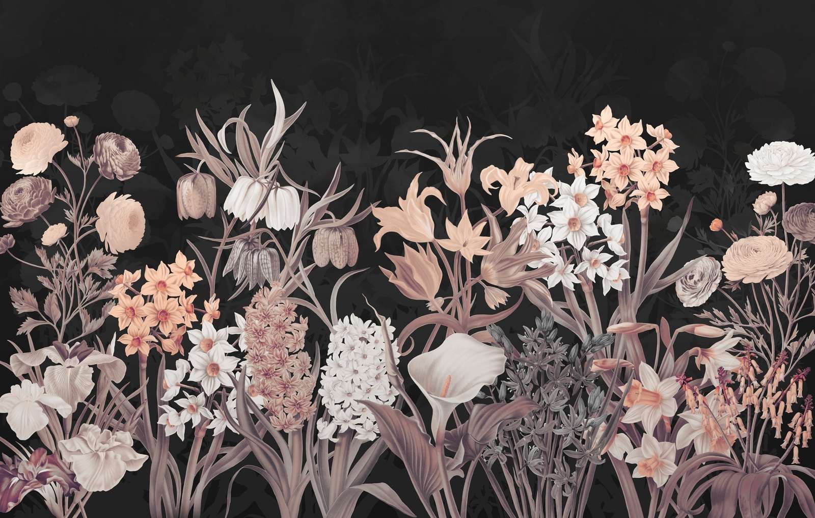 Kwiaty Wiosenne - Vintage Sepia