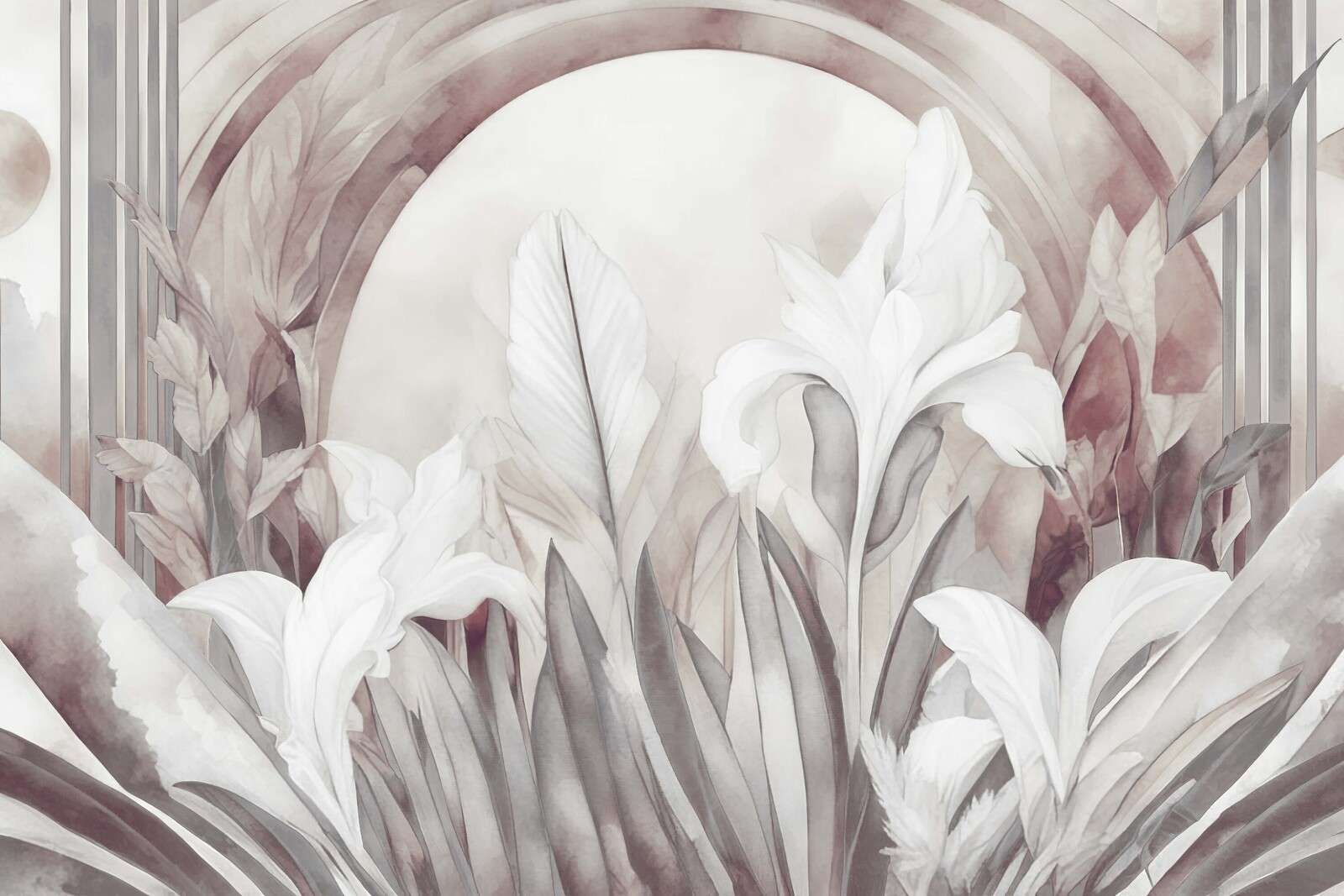 Irysy o wschodzie słońca pomarańczowe