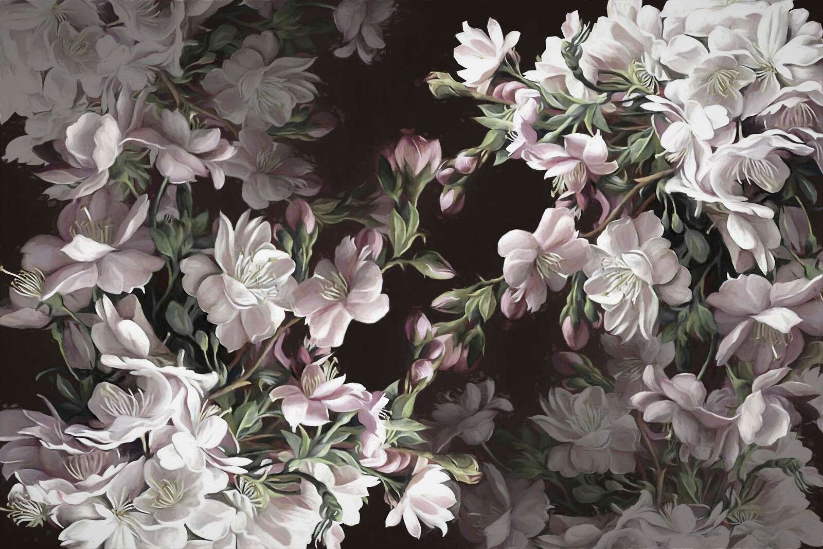 Kwiat jabłoni różowy