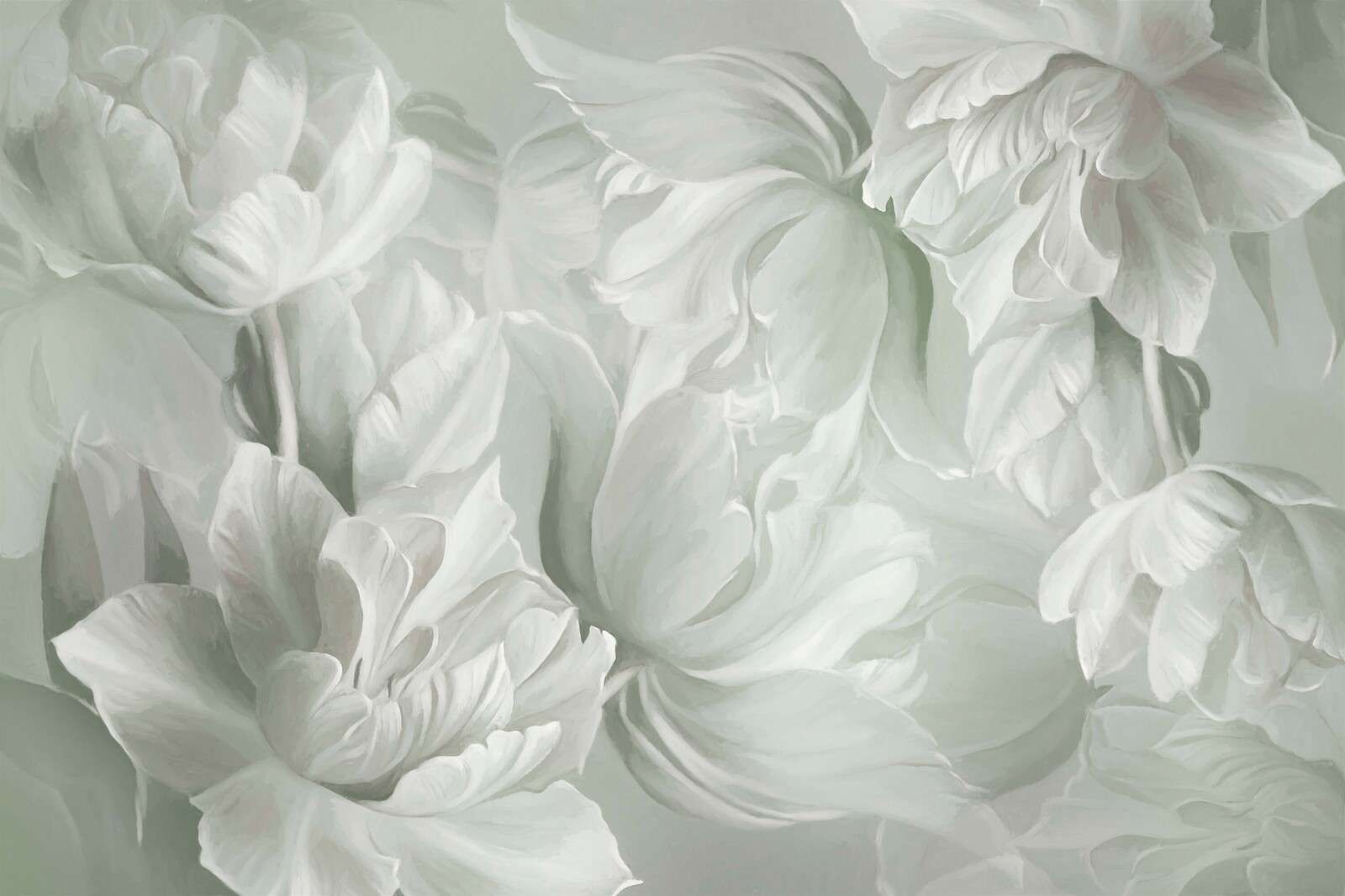 Wielkie Tulipany Zielone