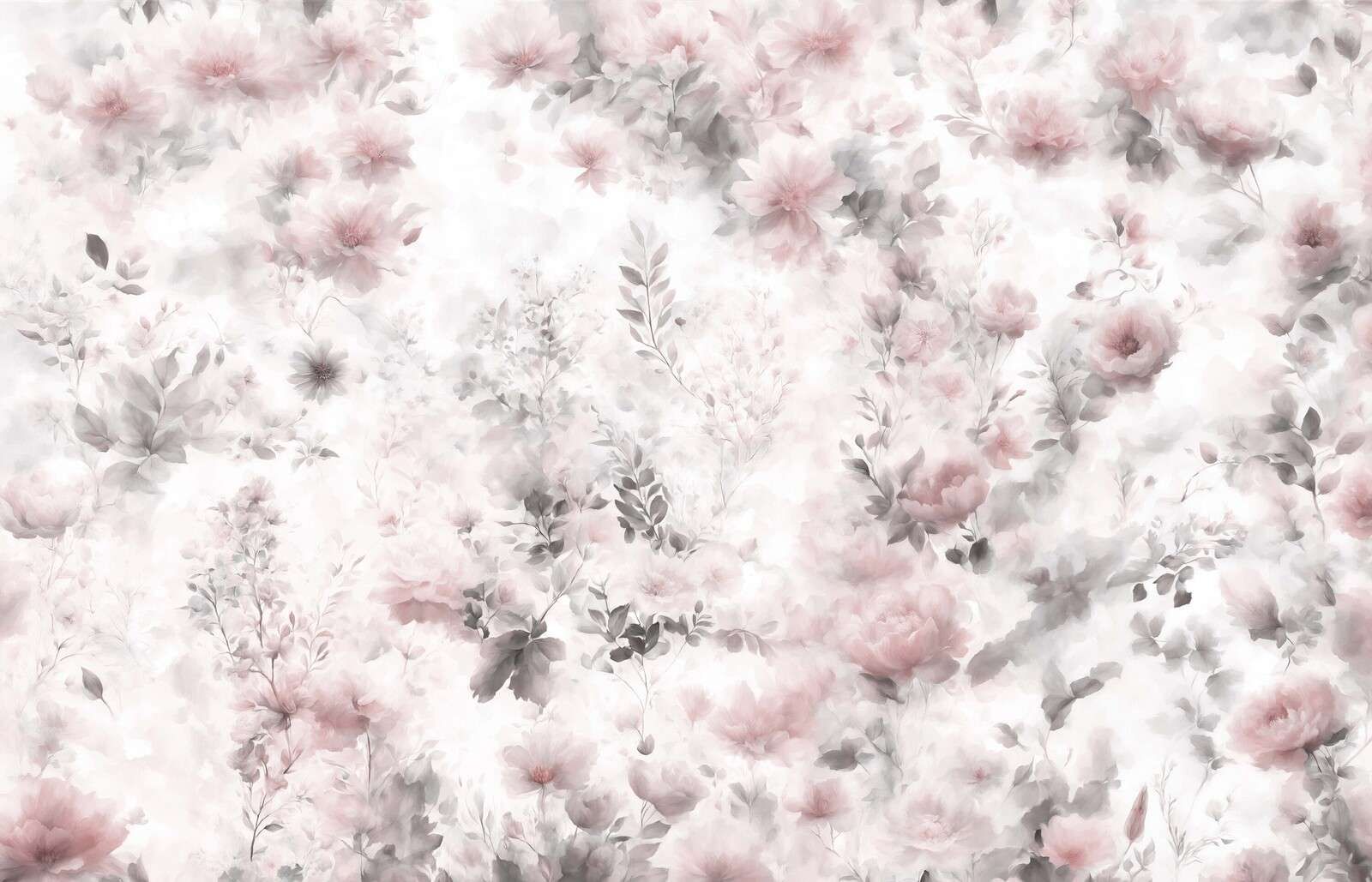 Delikatny kwiatowy nastrój - różowy