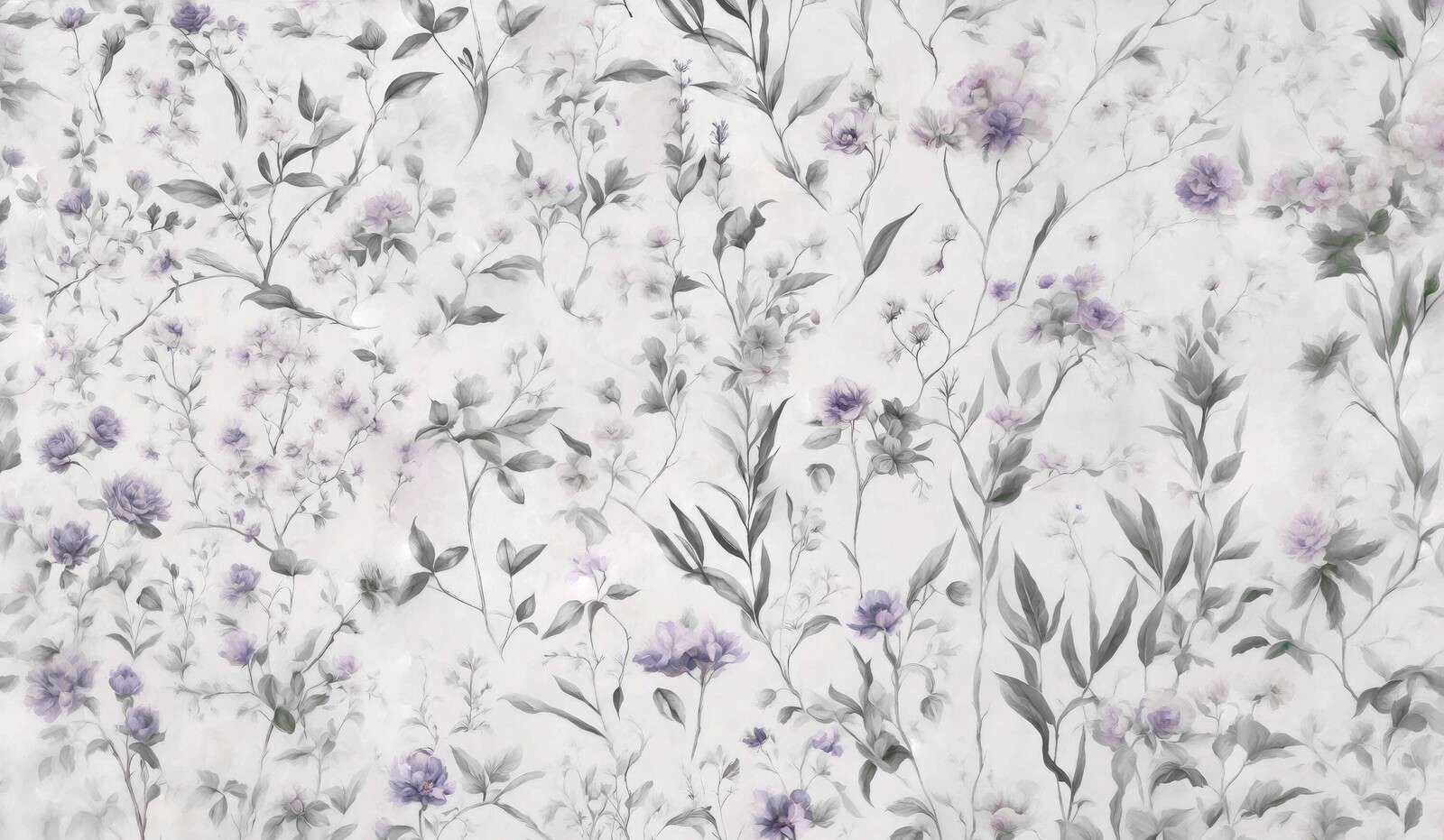 Delikatne gerbarium - szare