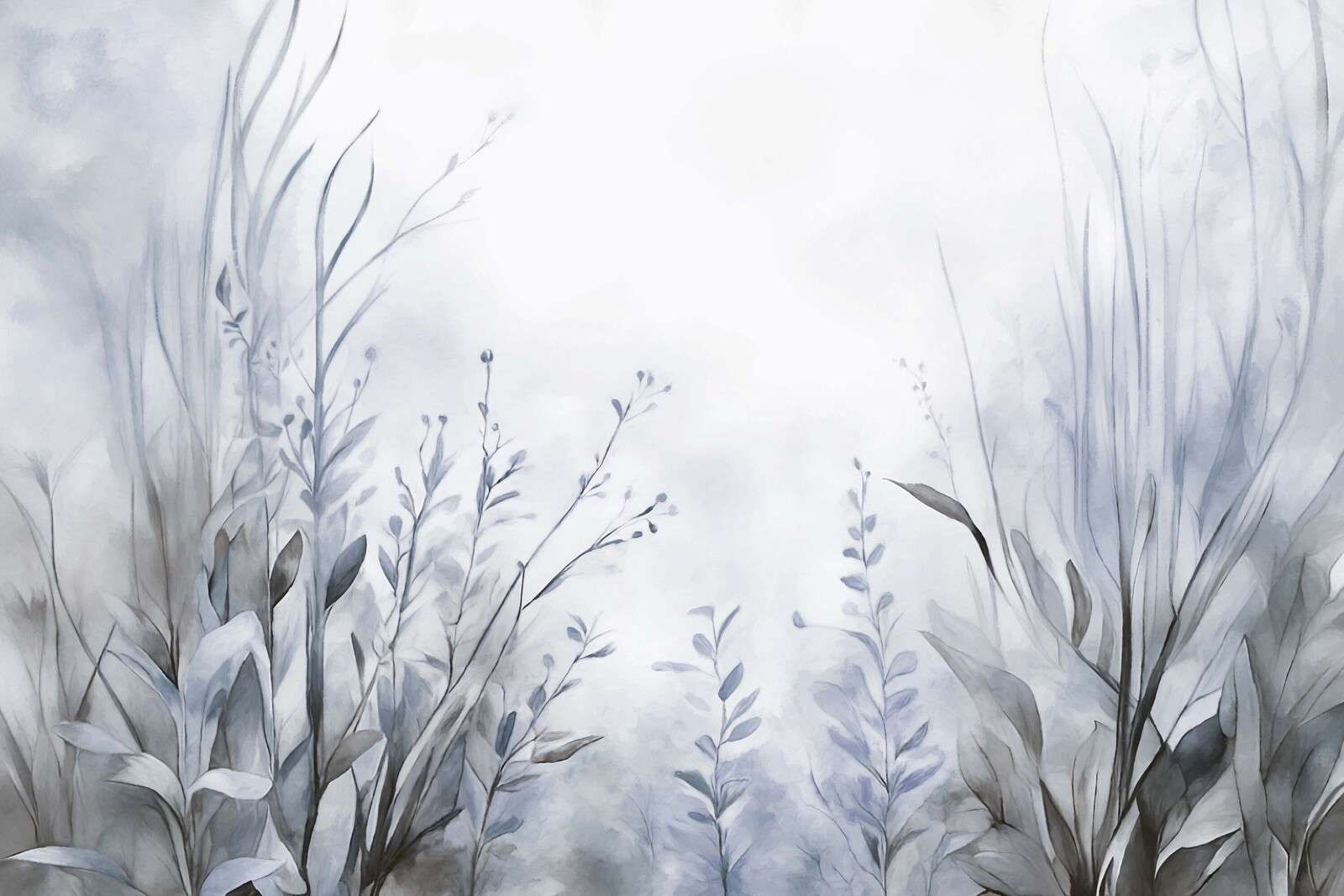 Ogród pokoju - chłodny niebieski