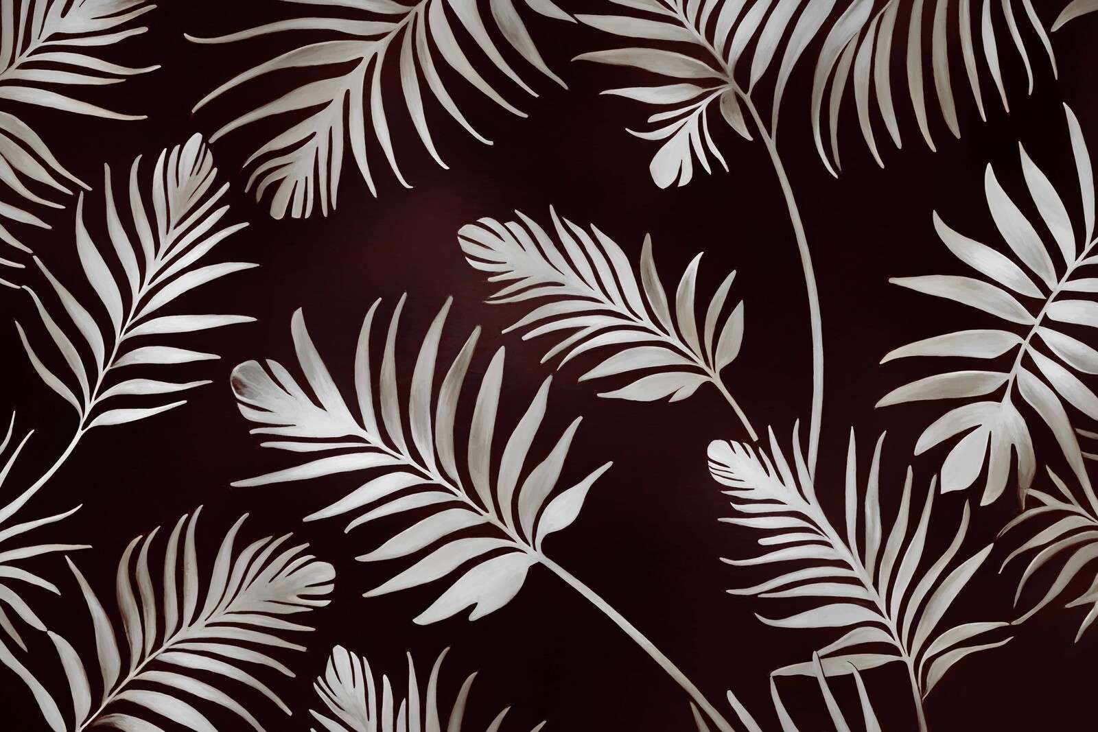 Złote liście na ciemnym głębokim niebieskim