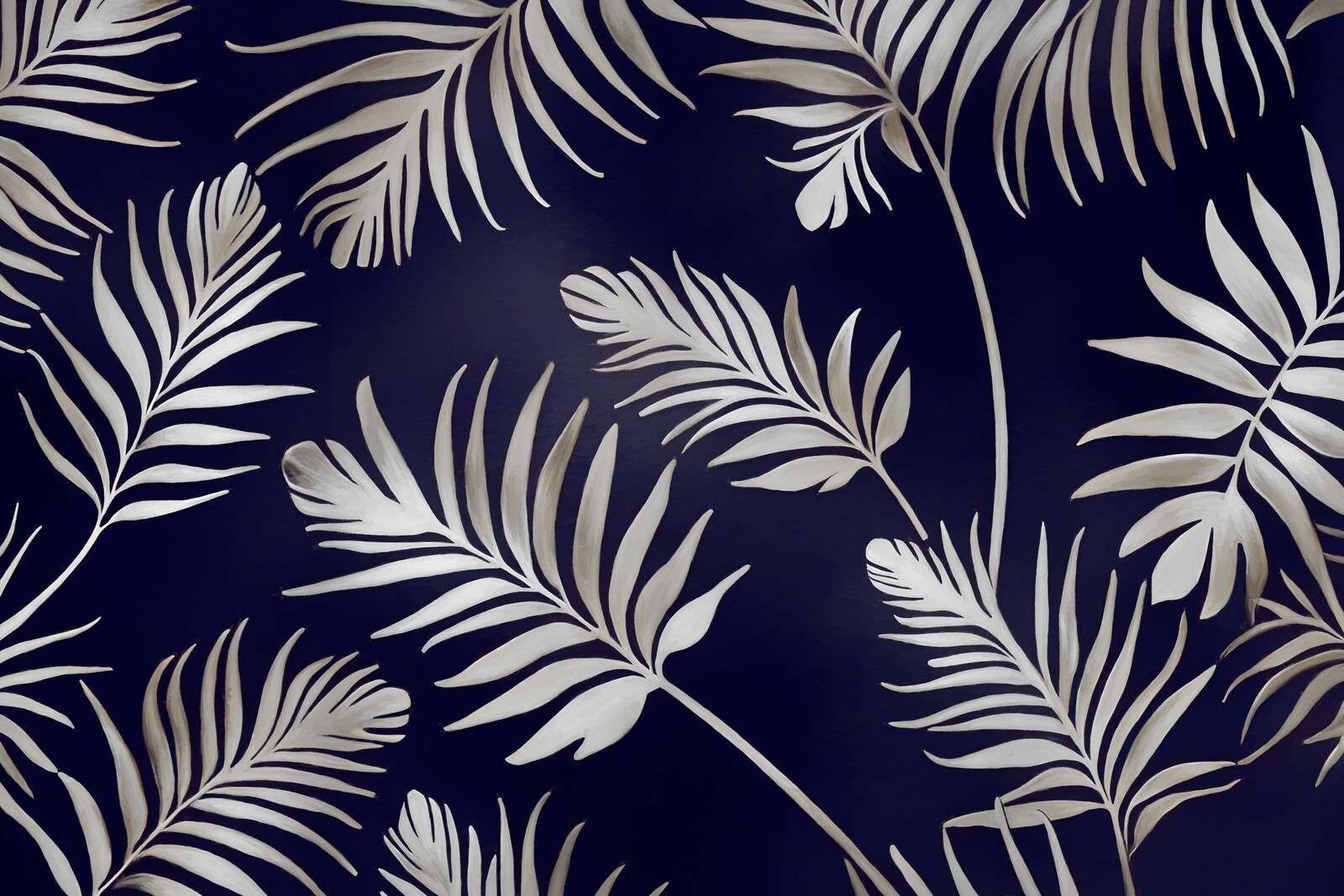 Złote liście na ciemnym brązie