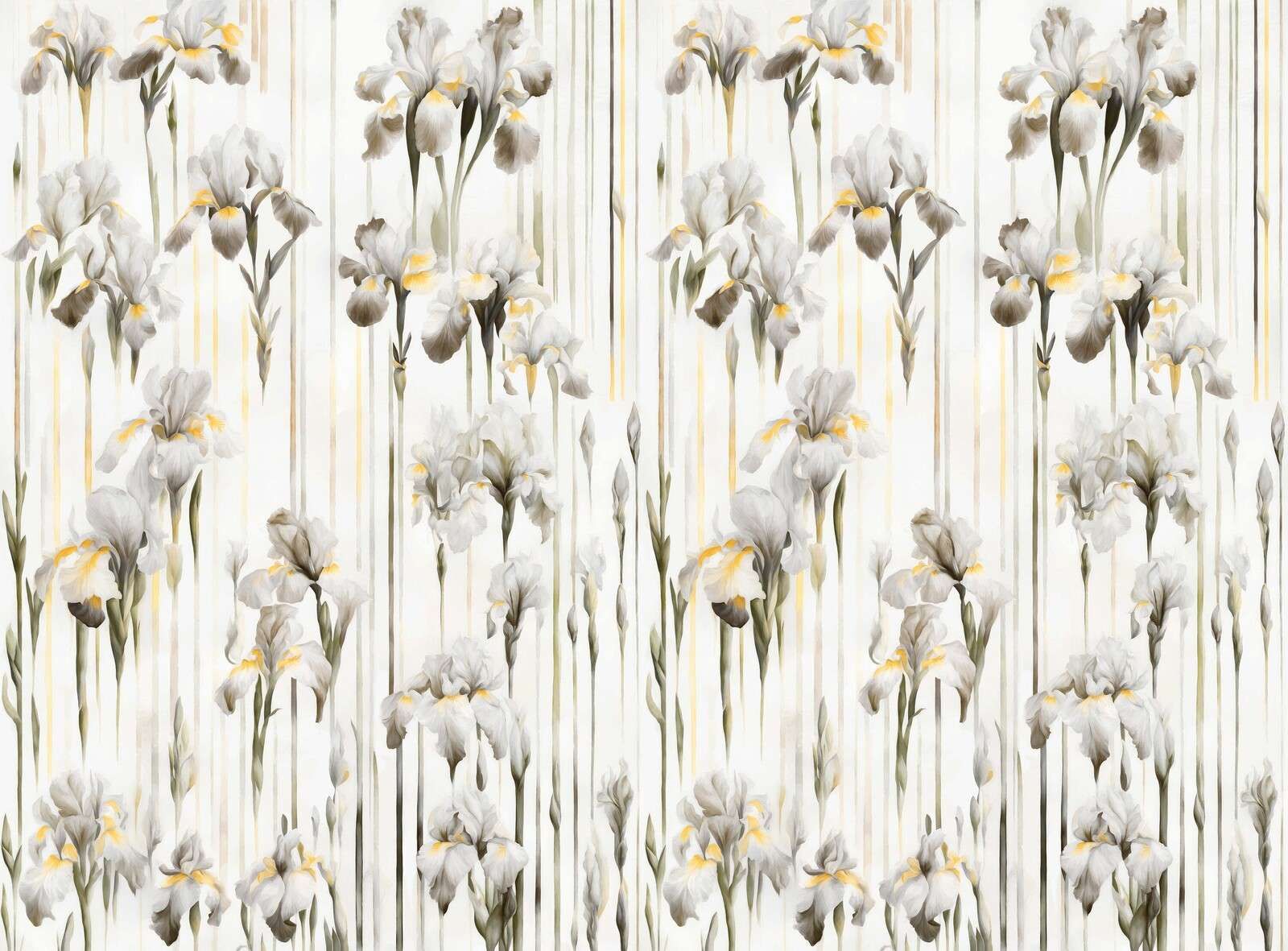 Irysy i paski bezszwowe sepia