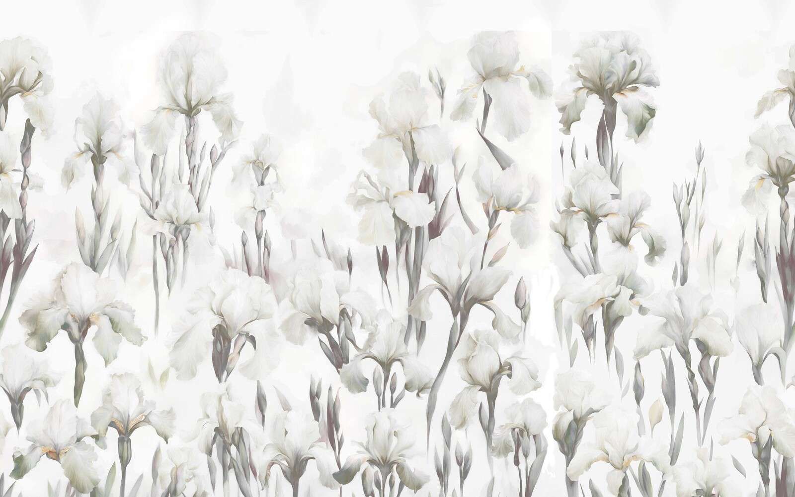 Irysy Tańczą Bezszwowy Beż