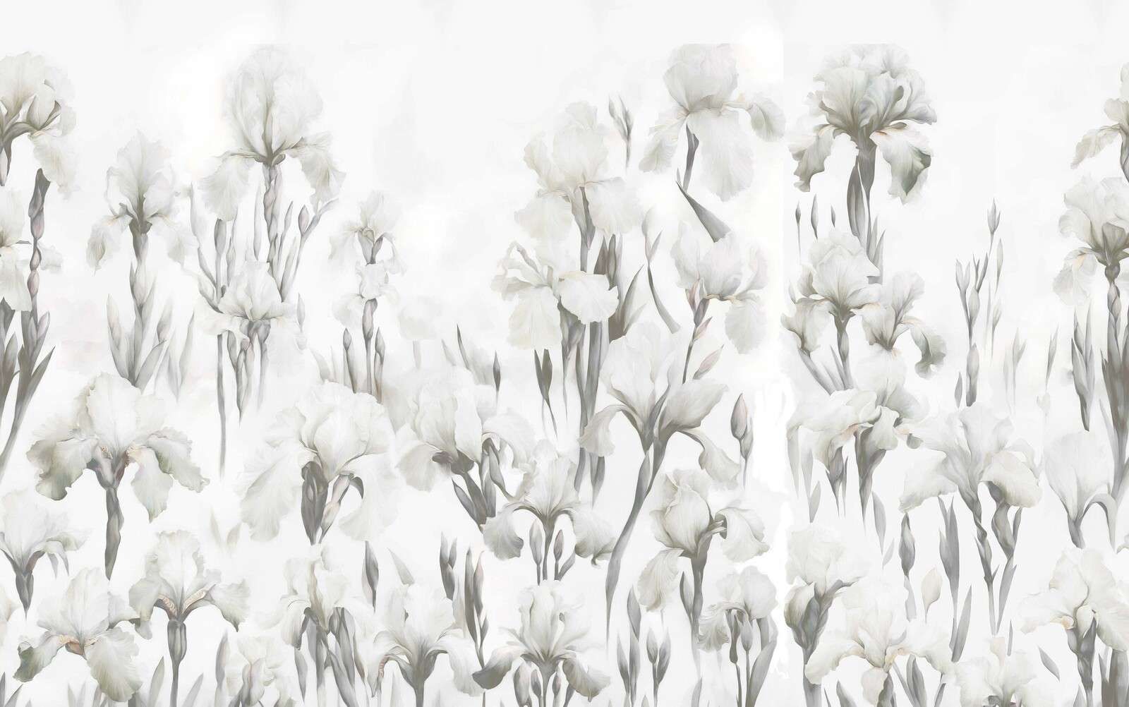 Irysy Tańczą Bezszwowo Ciepły Beż