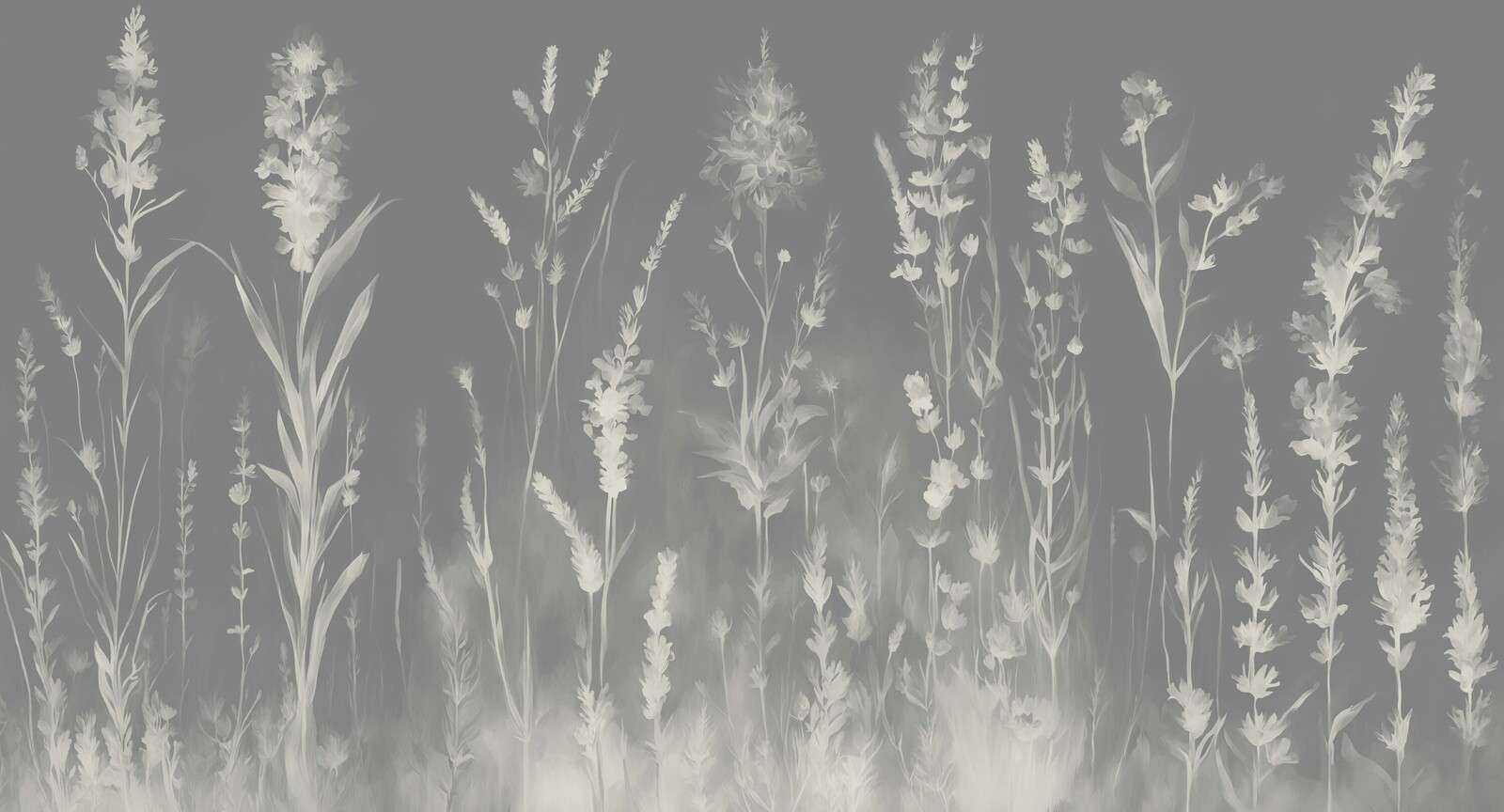 Lawendowa Polana Bezszwowy Srebrnoszary