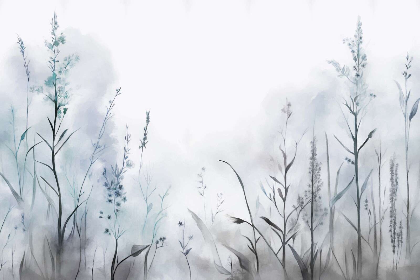 Poranna Cisza Miękki Niebieski