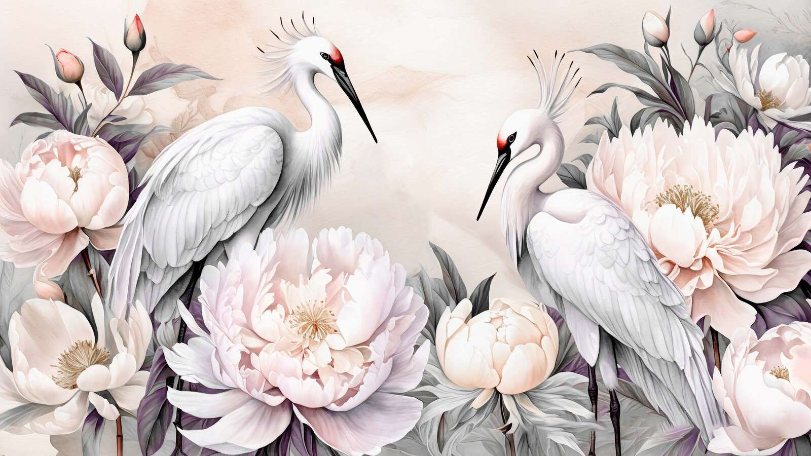 Bociany Romantyczne Różowe