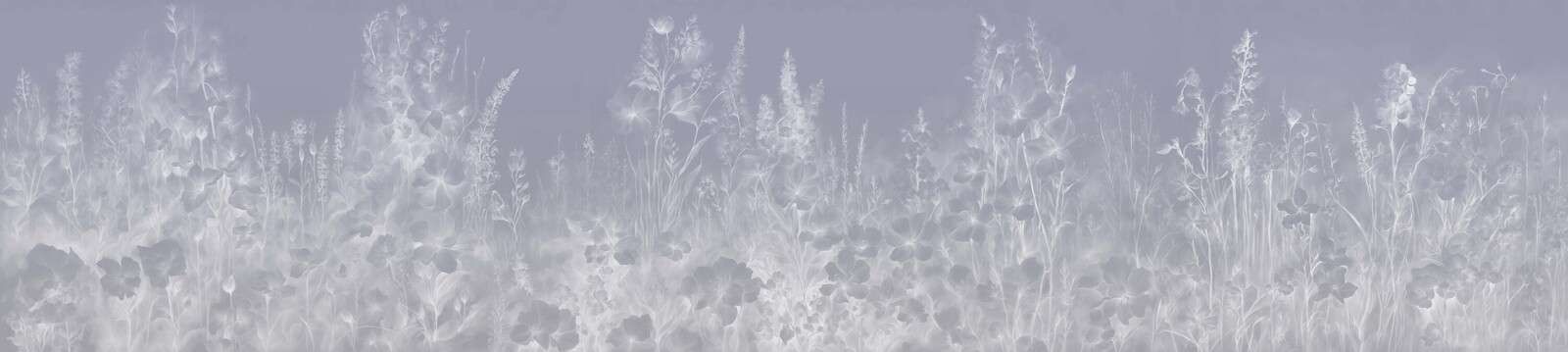 Delikatny angielski ogród - fioletowy