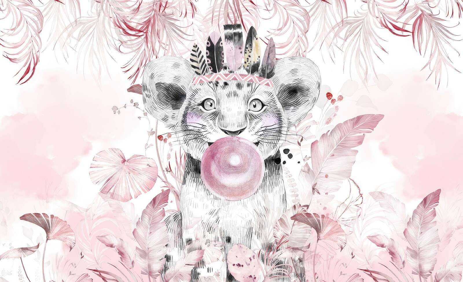 Spełniony szczeniak i różowe marzenia