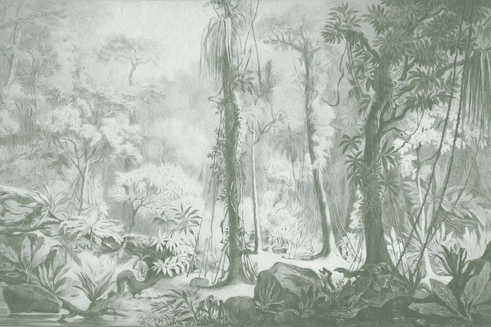 Las tropikalny - zielony