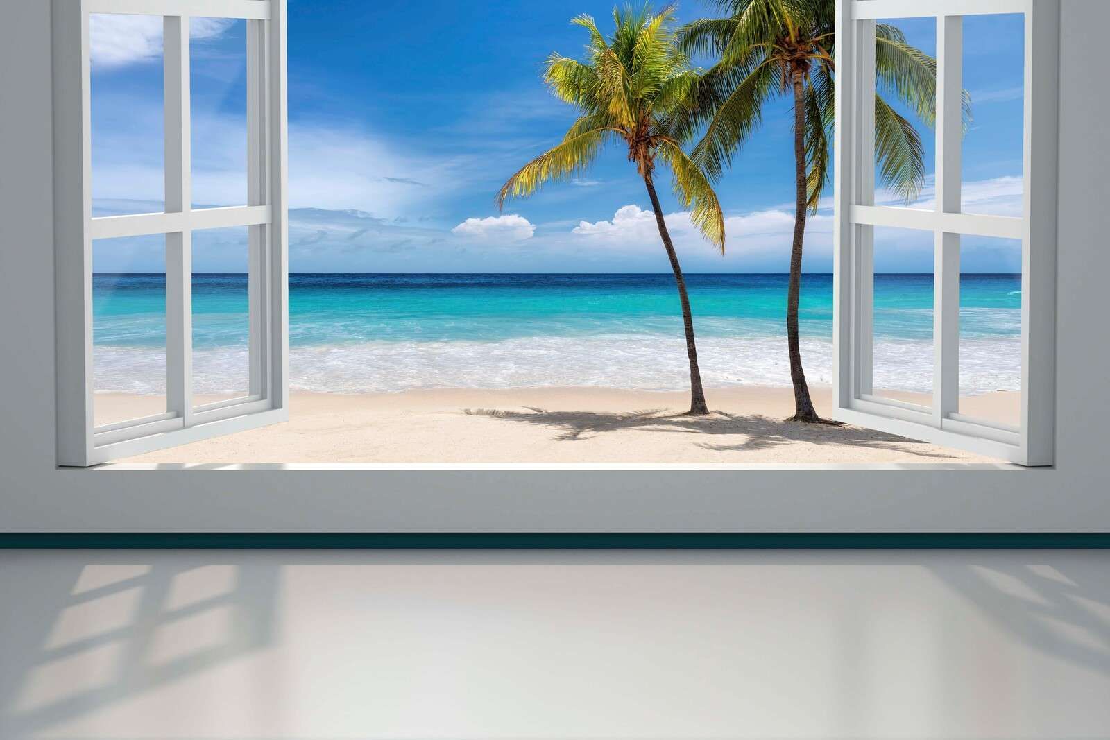 Widok na tropikalną plażę