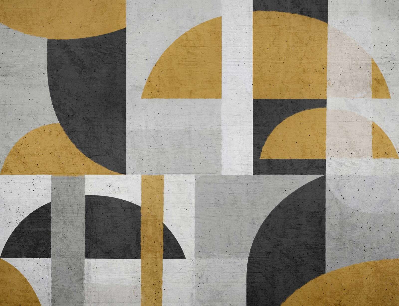 Półksiężyce w stylu betonowym