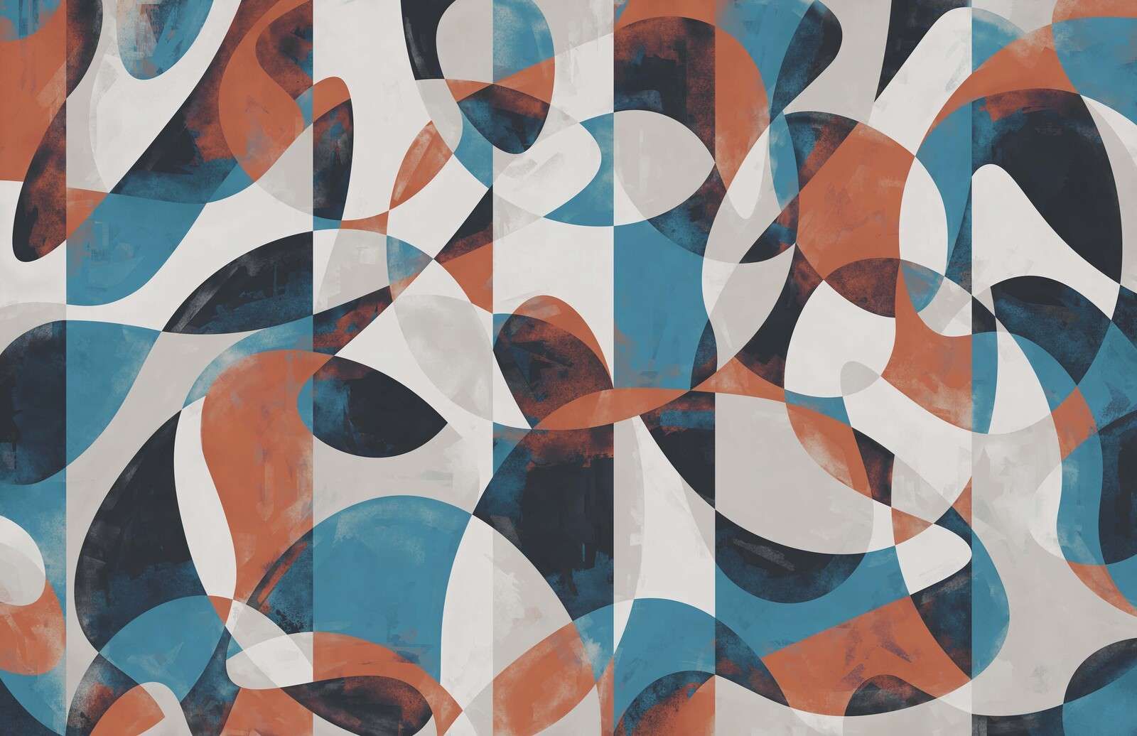 Płynne formy w koralowym błękicie