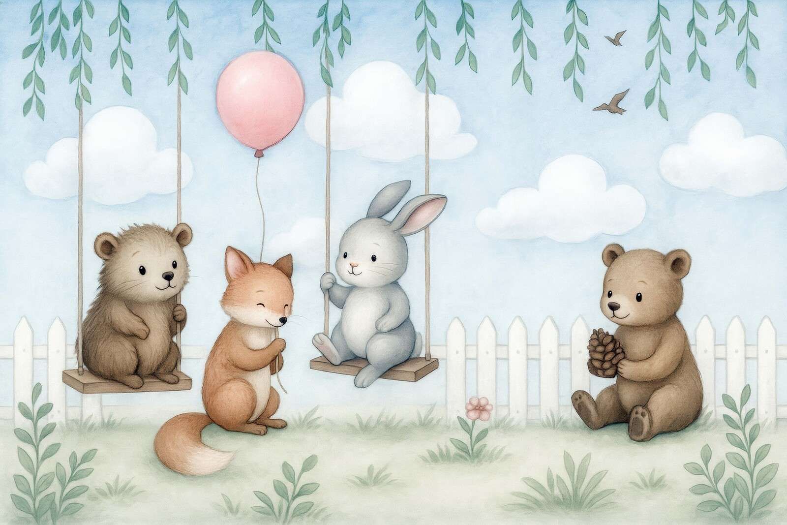 Przyjaciele wiosny w ogrodzie