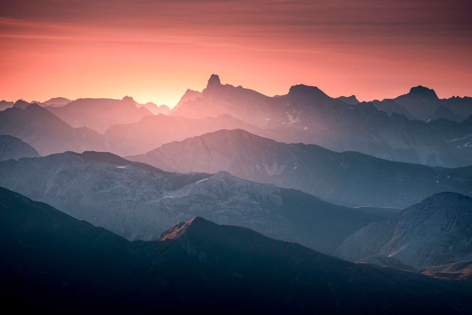Bergen w miękkim świetle wieczornym