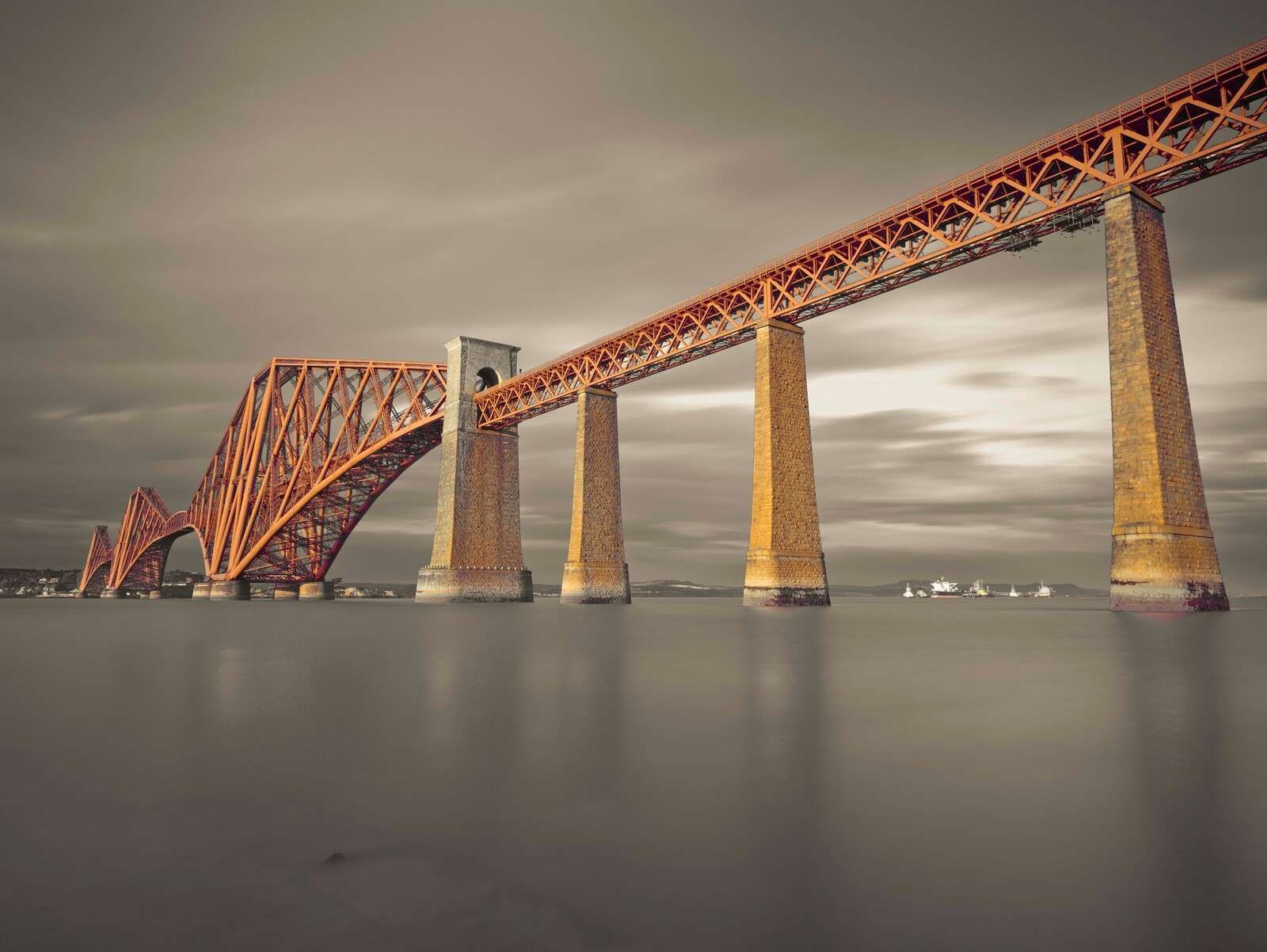 Most kolejowy Firth of Forth, South Queensferry, Szkocja