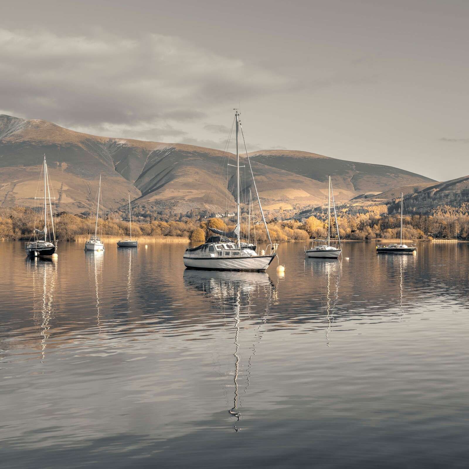 Żaglówki na Derwentwater