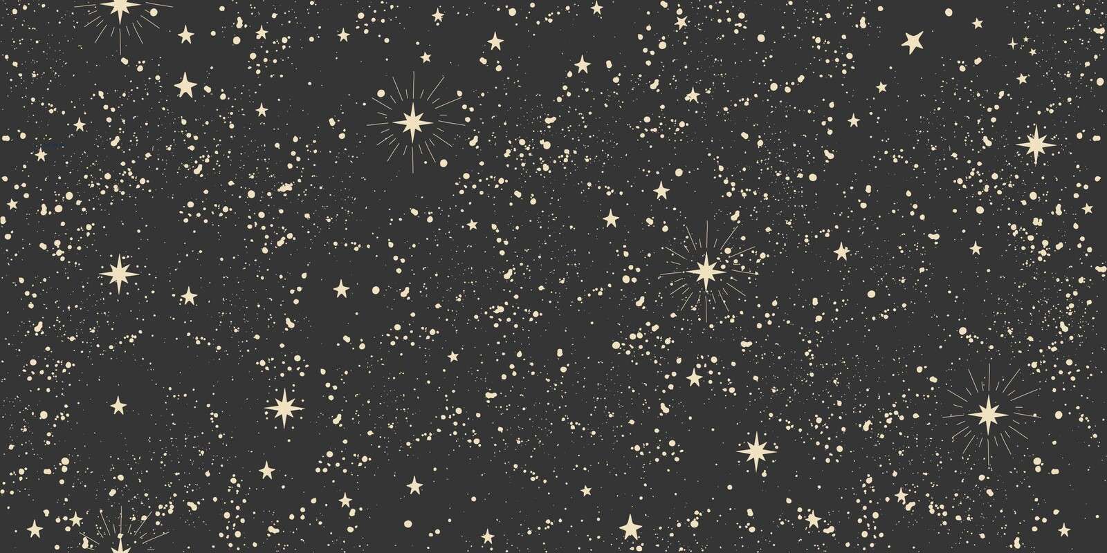 Złote gwiazdy w nocnym świetle