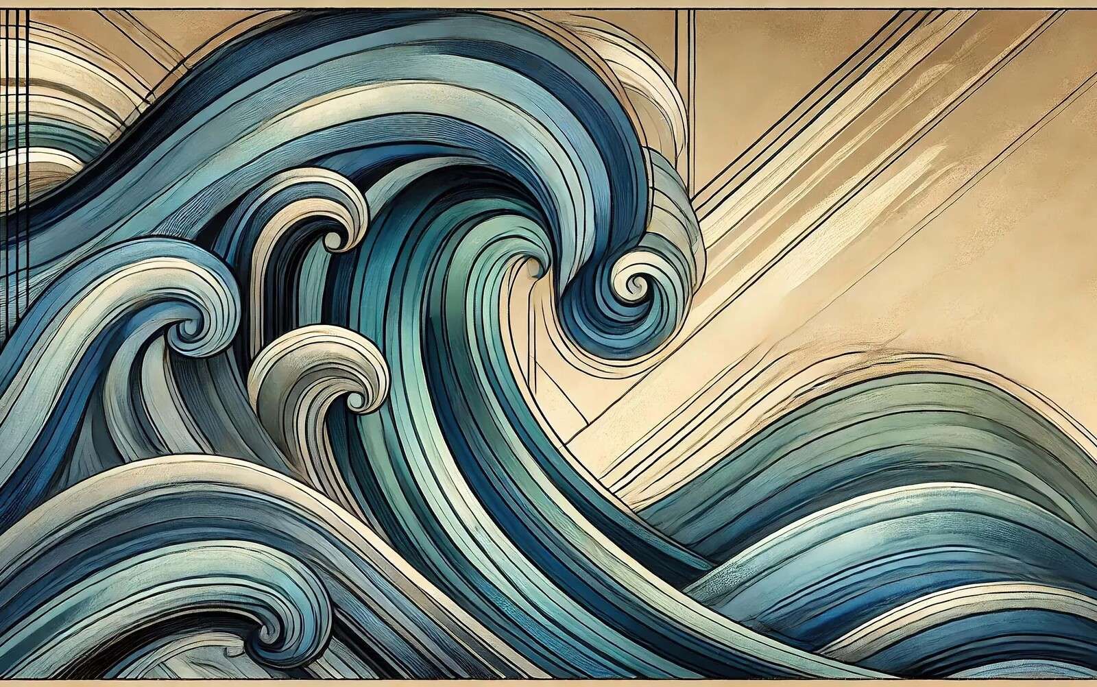 Tańczące delfiny oceaniczne w grze liniowej.