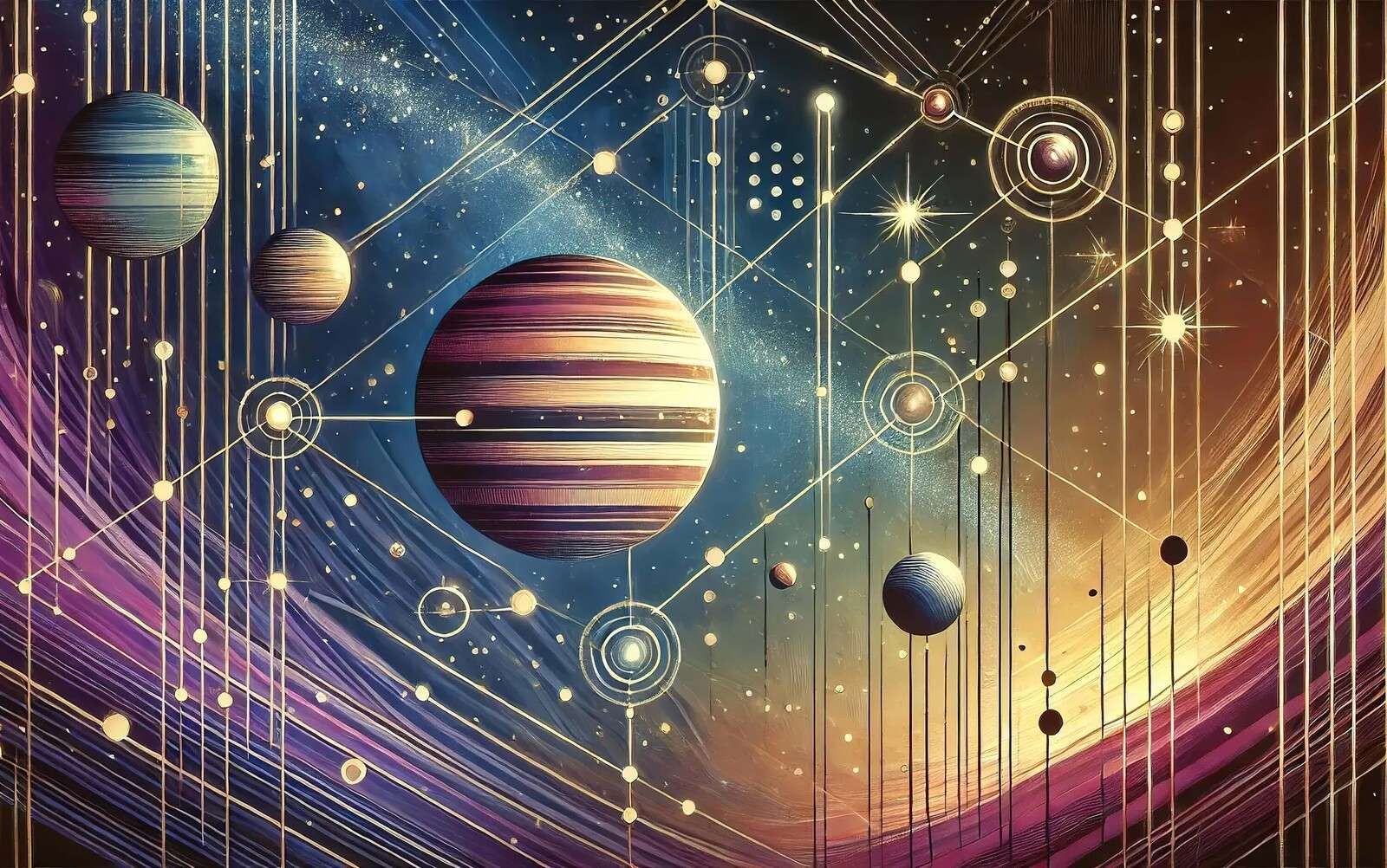 Geometryczny układ gwiazd w galaktycznym świetle