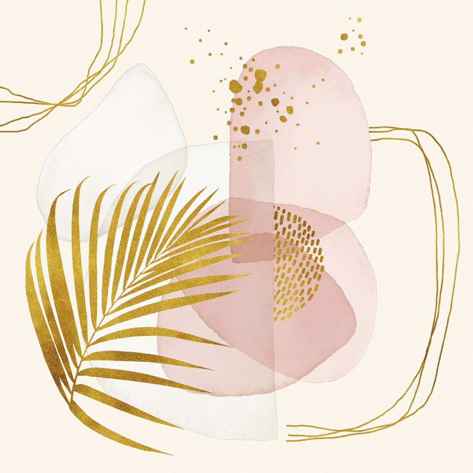 Złote boho egzotyczne wibracje